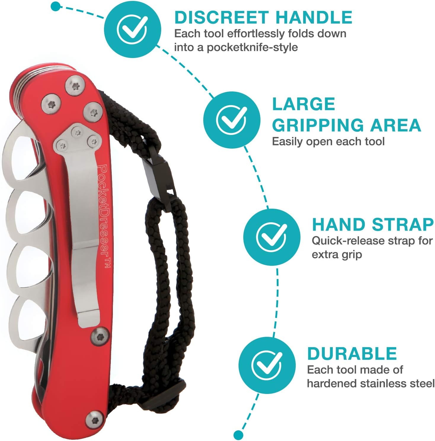 Vivi Zipper Pull and Button Hook Pocket Dresser and Dressing Aid for Assistance with Button Hooks, Zipper Pulls and Shoelaces - Image 7