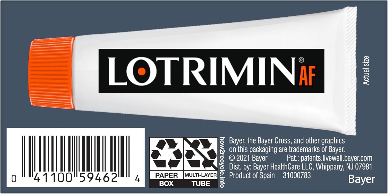 Lotrimin AF Cream for Athlete's Foot, Clotrimazole 1% Antifungal Treatment, Clinically Proven Effective Antifungal Treatment of Most AF, Jock Itch and Ringworm, Cream, .53 Ounce (15 Grams) - Image 10