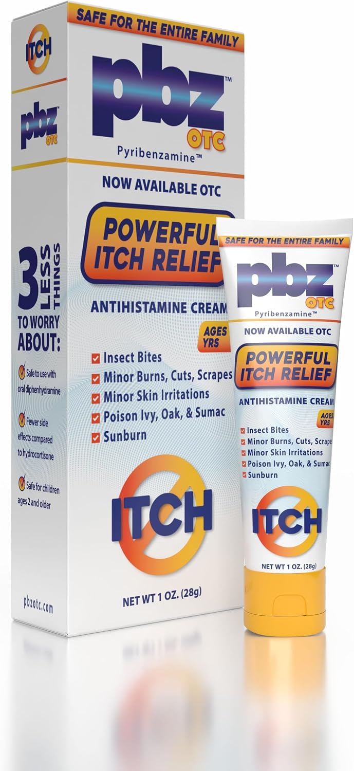 PBZ OTC Itch Relief Cream, Kid Safe...