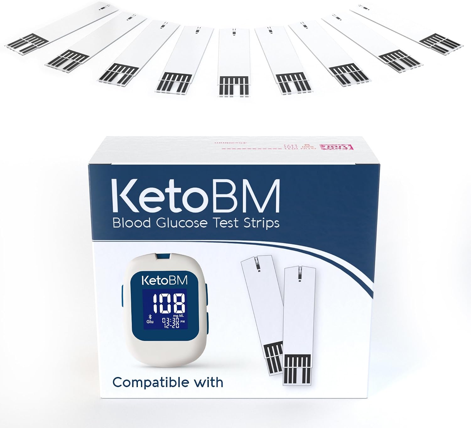 KetoBM Blood Glucose Test Strips fo...
