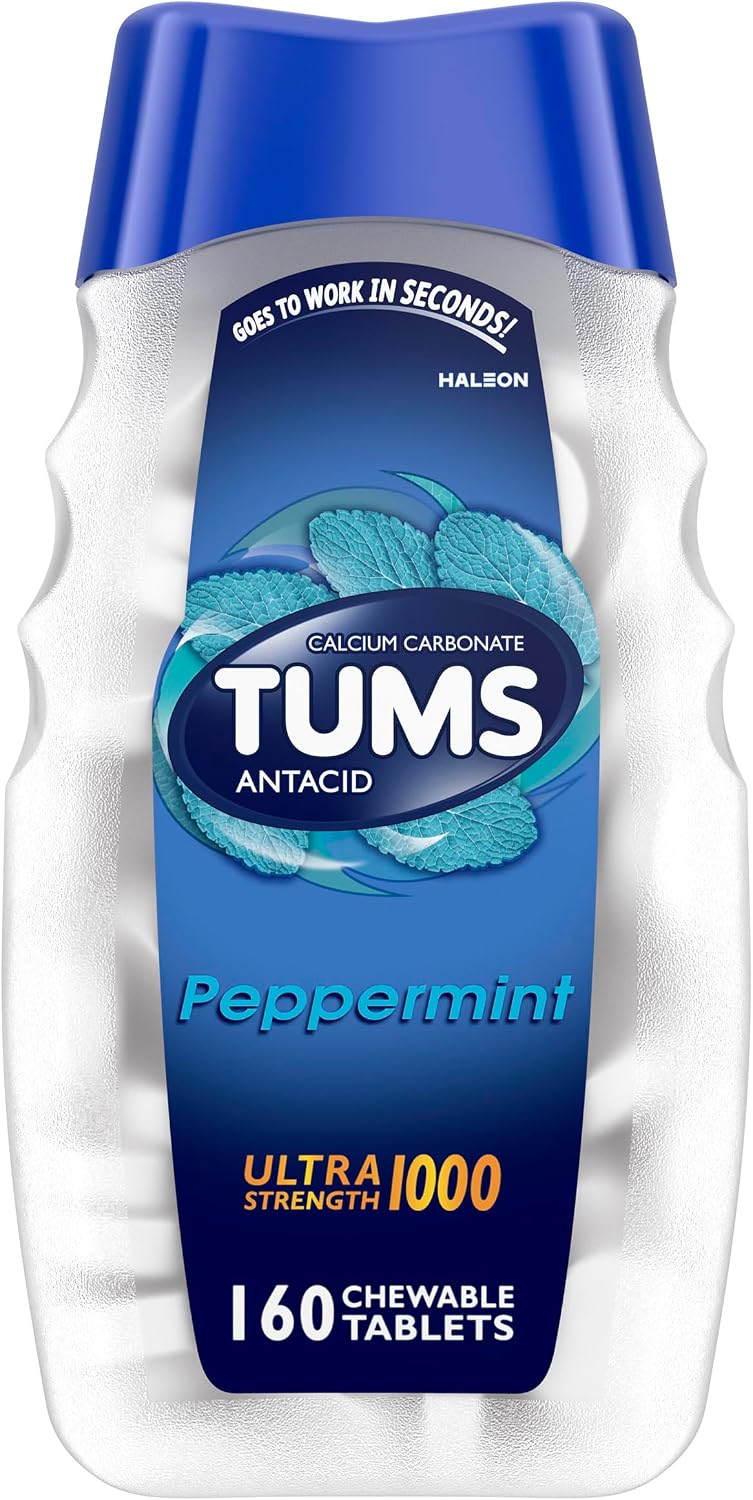 TUMS Antacid Chewable Tablets, Hear...
