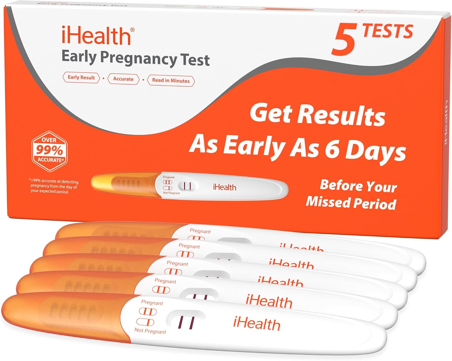 iHealth Early Detection Pregnancy T...