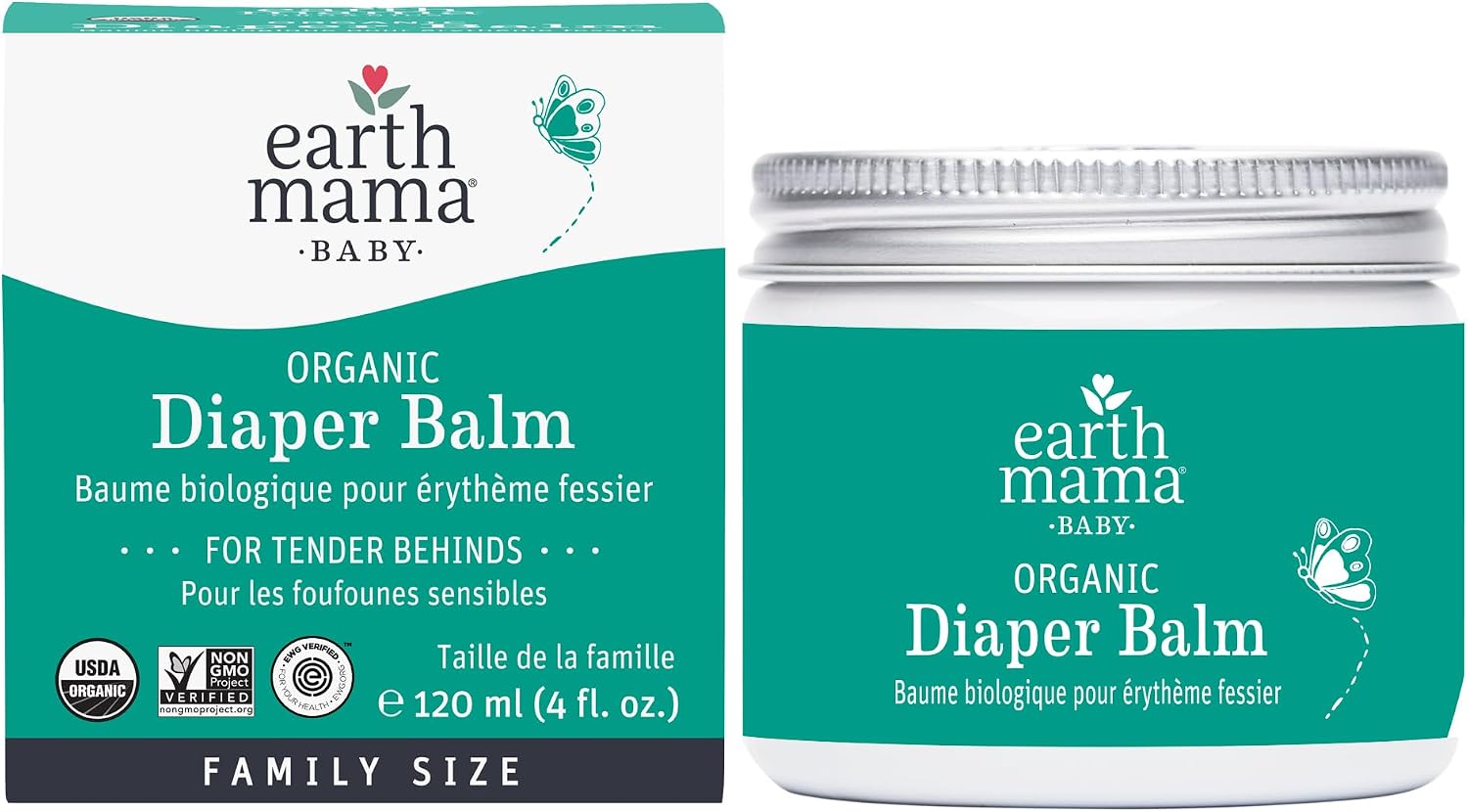 Earth Mama Organic Diaper Balm, Cal...