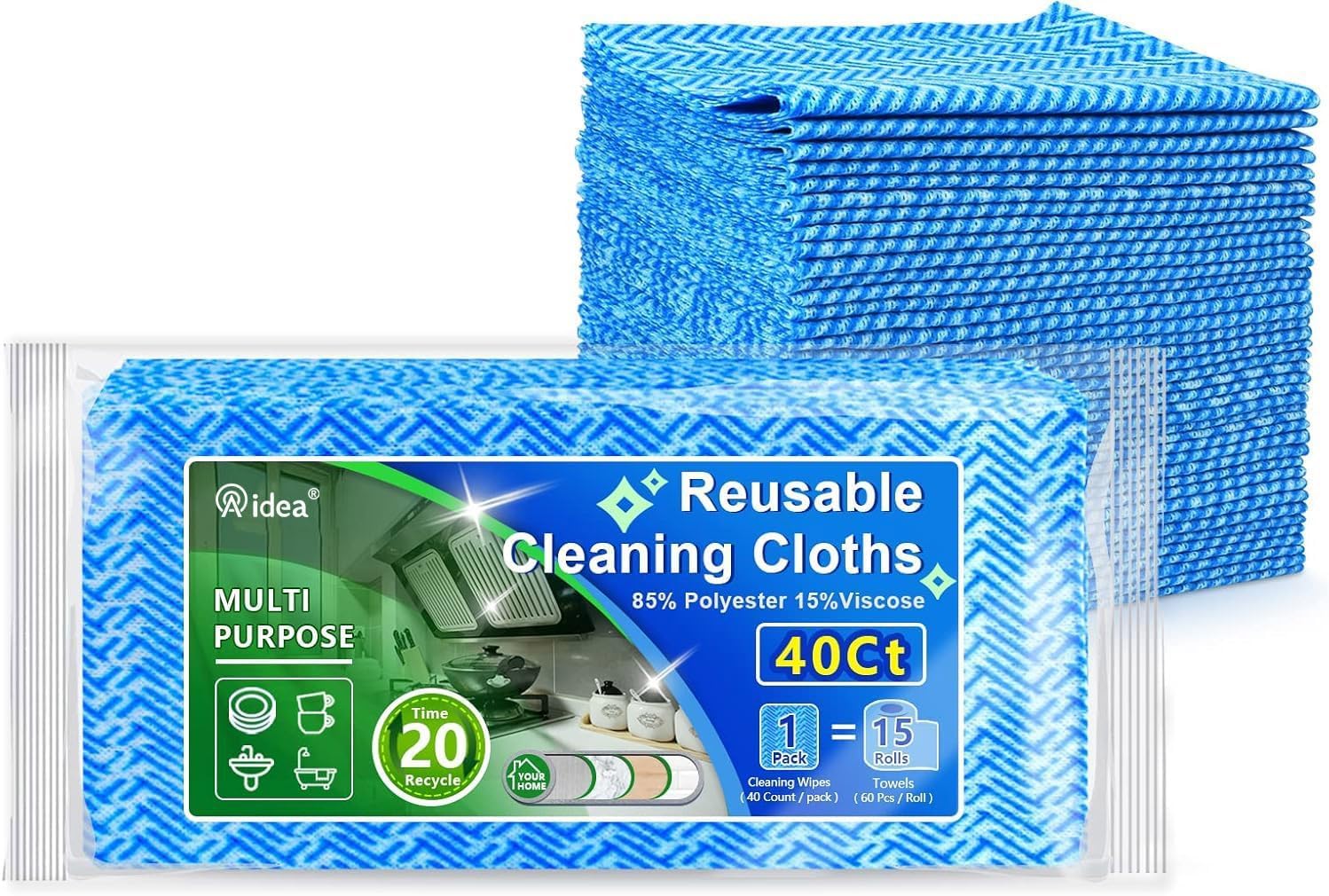 AIDEA Cleaning Wipes, Multi-Purpose...