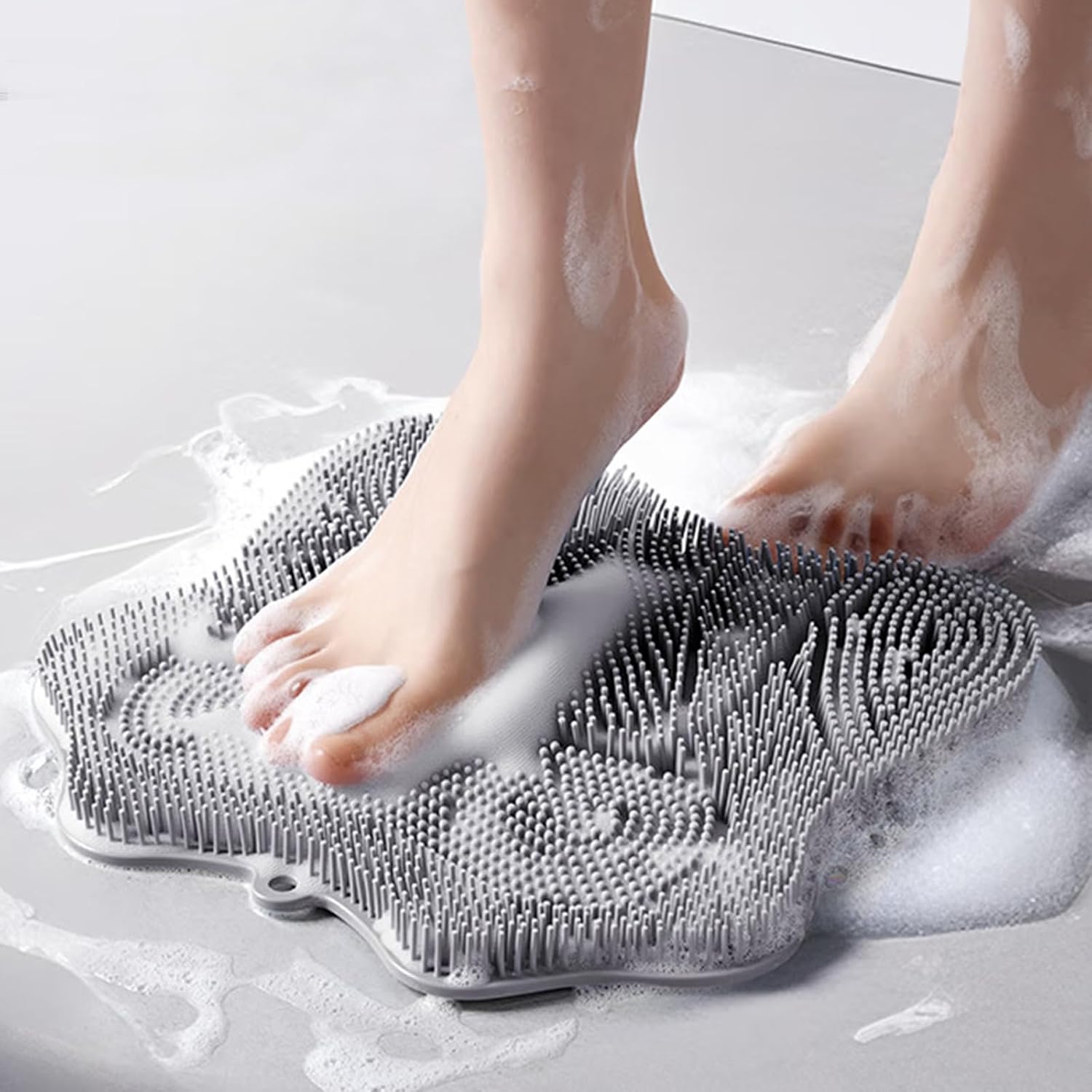 Shower Foot Scrubber with Strong Su...
