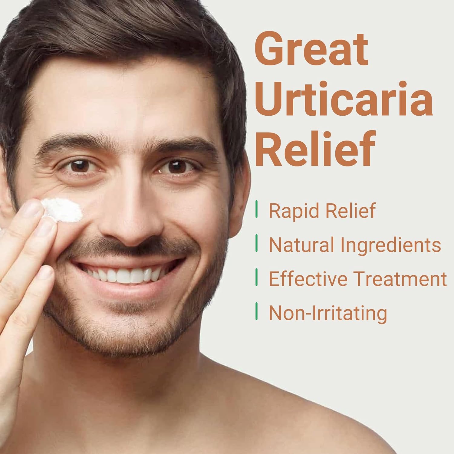 Urticaria Cream for Hives Relief - Fast Acting Anti Itch Treatment with All Natural Herbal Formula for Skin Allergic Rashes, Redness, Swelling 3.53 oz - Image 6