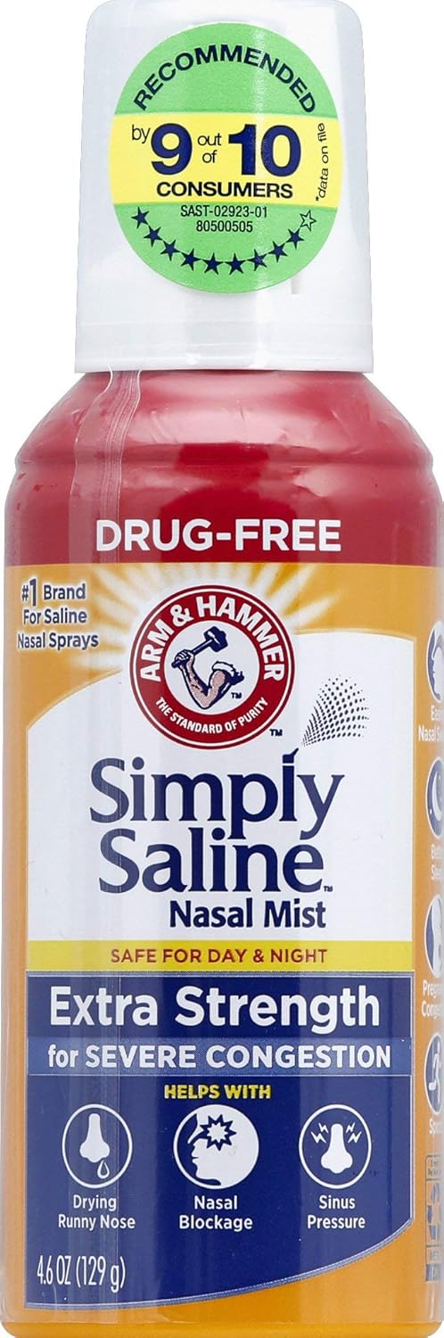Simply Saline Adult Nasal Mist, All...