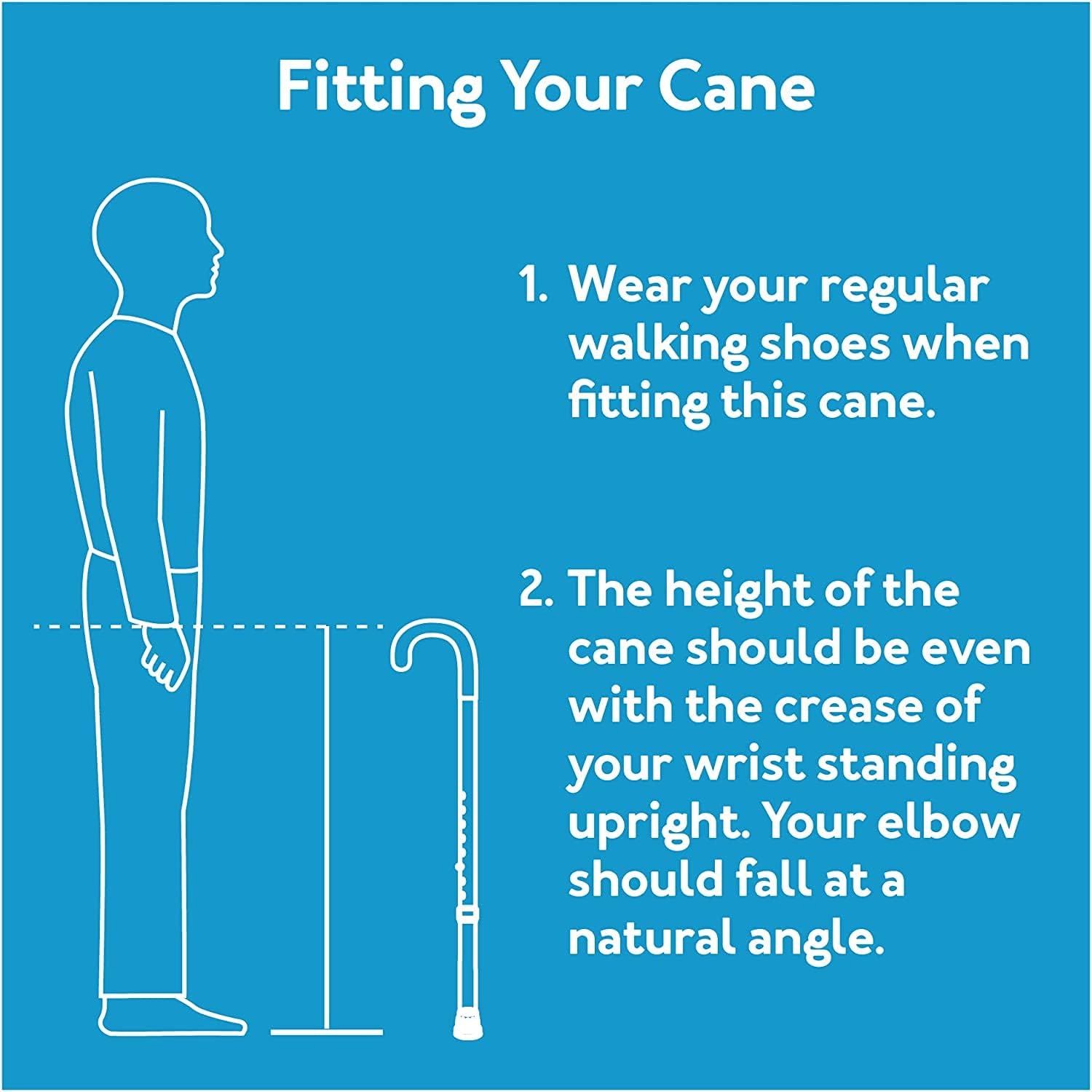 ProBasics Black Folding Cane for Men and Women, Adjustable Foldable Walking Cane with Comfortable Handle - Lightweight, Durable and Portable Walking Aid for Elderly, Disabled, and Mobility Impaired - Image 4