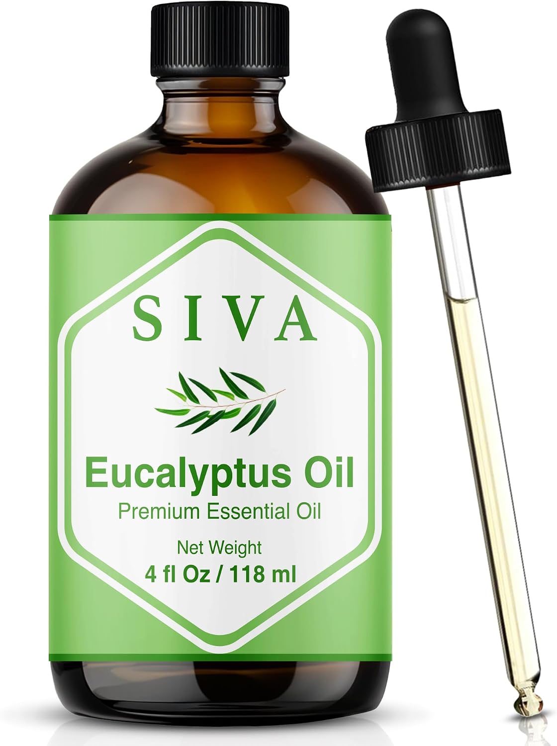Siva Eucalyptus Essential Oil, Glas...