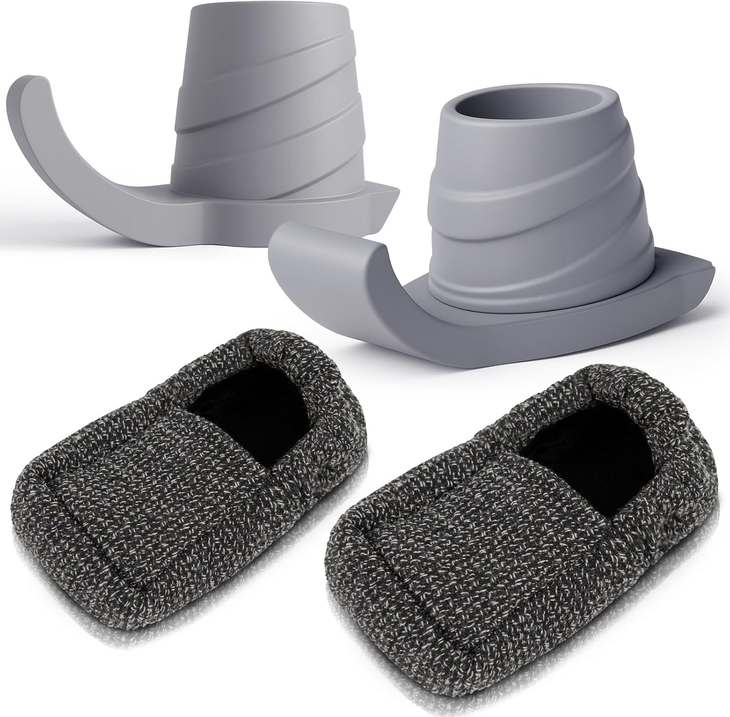 Vive Walker Ski Glides and Covers (...