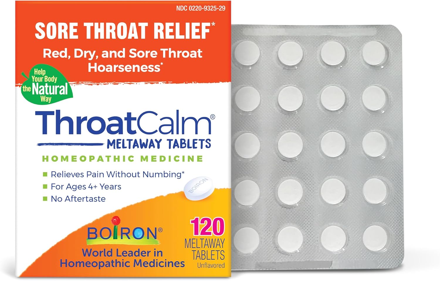 Boiron ThroatCalm Tablets for Relie...