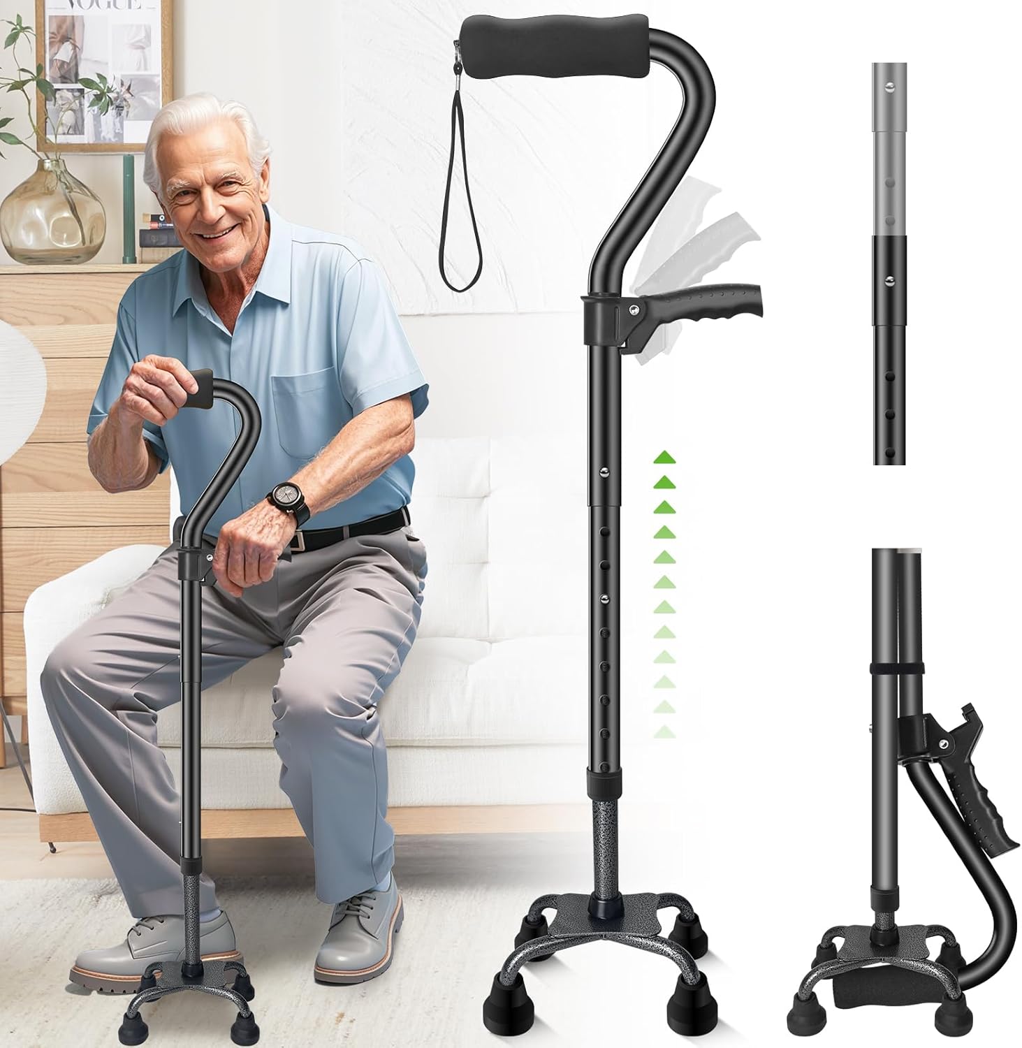4 Prong Walking Canes for Women  ...