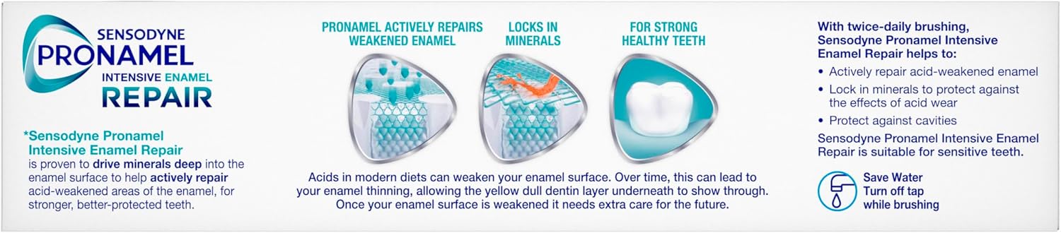 Sensodyne Pronamel Intensive Enamel Repair Toothpaste for Sensitive Teeth, to Reharden and Strengthen Enamel, Extra Fresh - 3.4 Ounces - Image 17