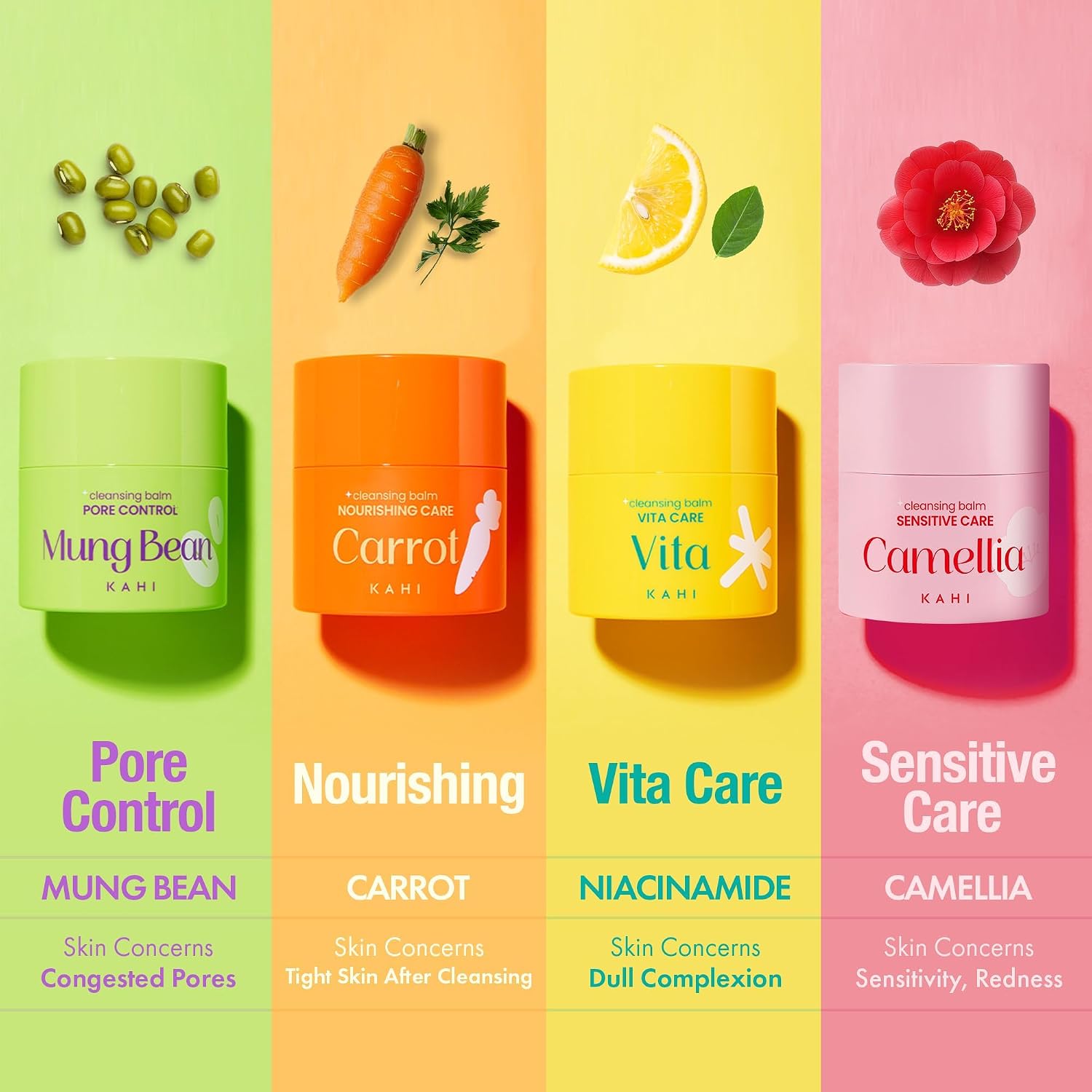 KAHI Cleansing Balm Nourish Care Carrot - Makeup Remover Balm with Carrot Seed Oil, Shea Butter & Cranberry Scrub - Gentle Exfoliating Korean Skincare 1.69 oz - Image 7