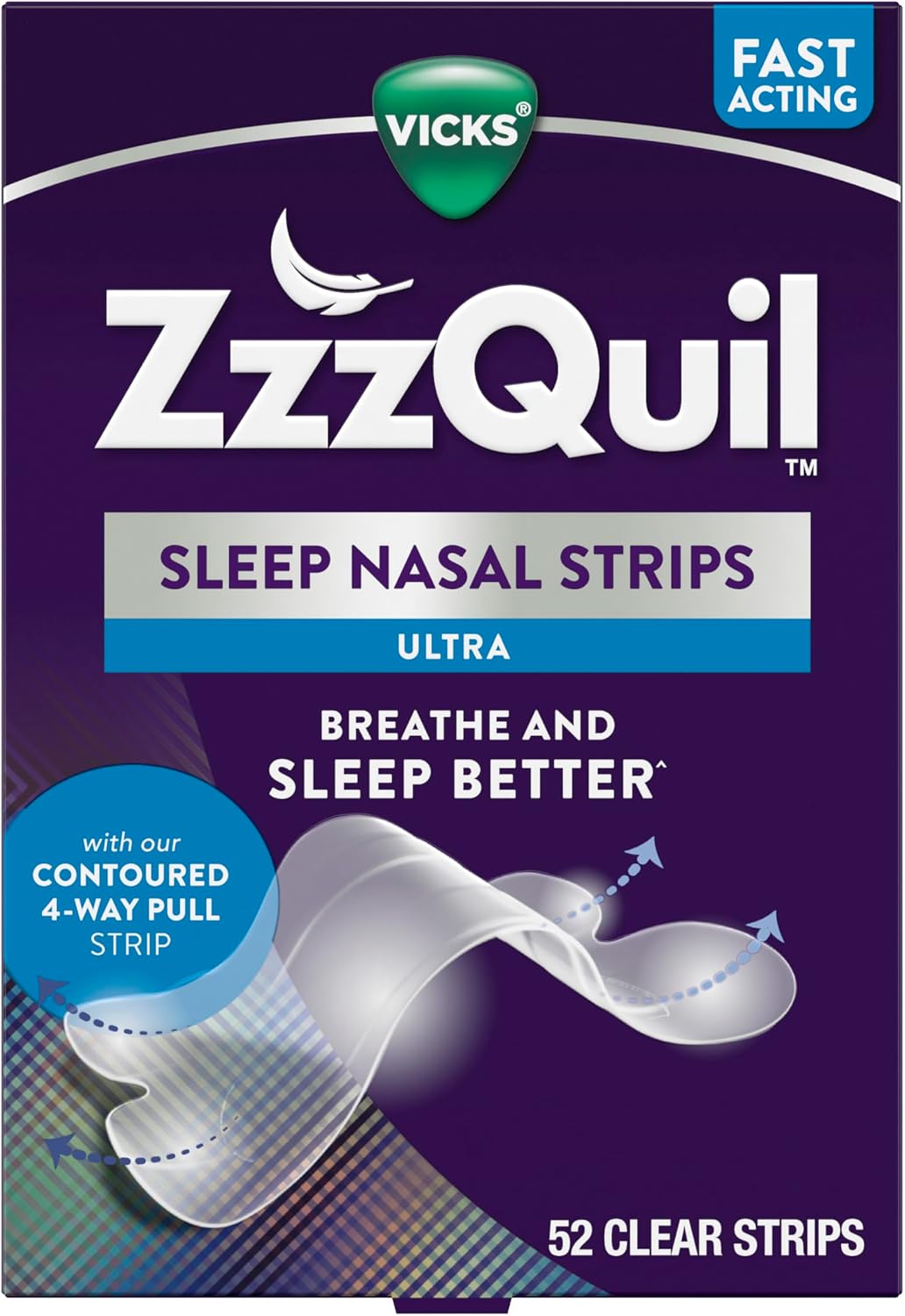 ZzzQuil Sleep Nasal Strips, Clear N...