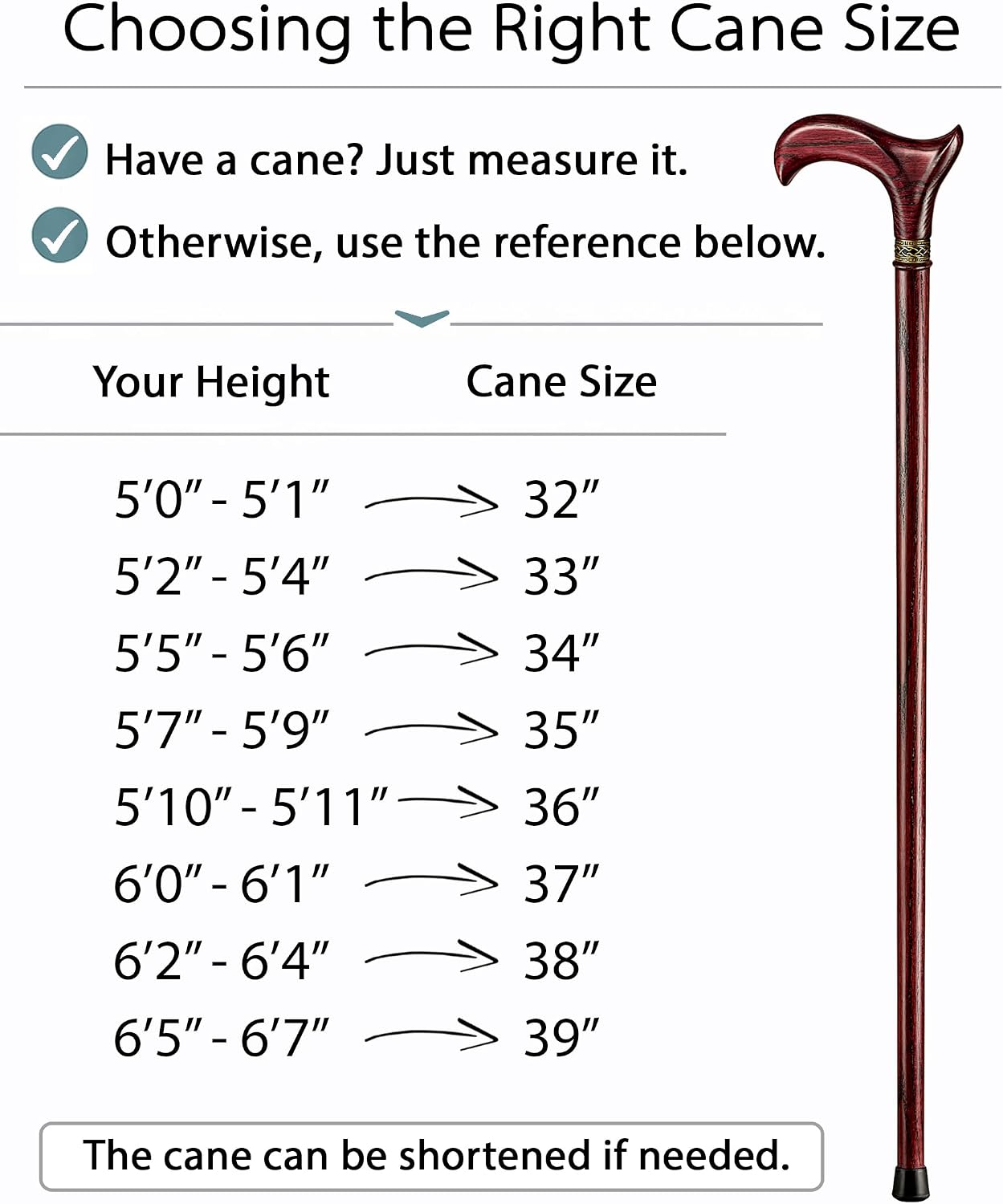 Asterom Handcrafted Walking Cane, Stylish Wooden Canes for Men, Oak Wood - Image 2