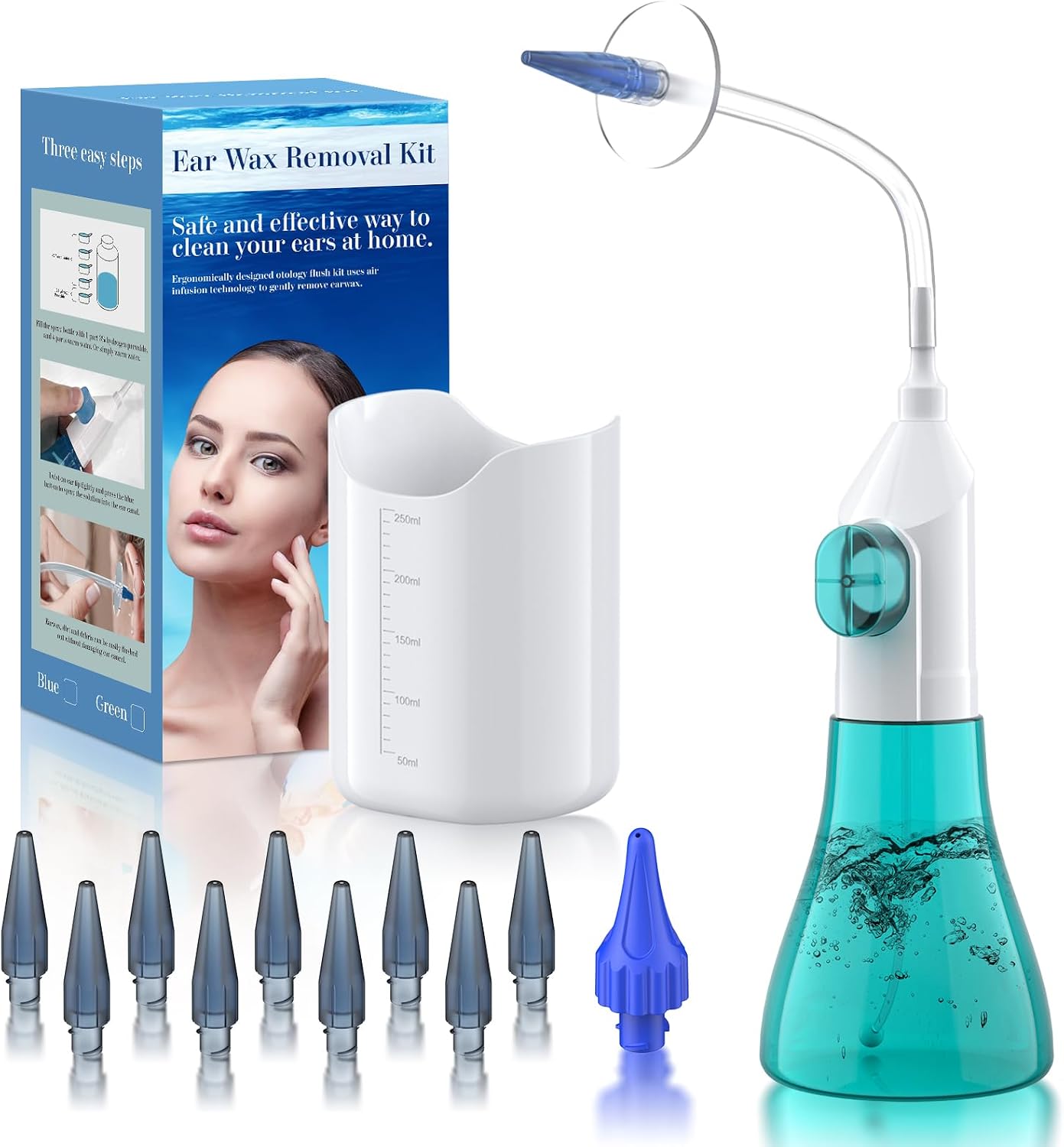 Ear Wax Removal Kit, Manual Irrigat...