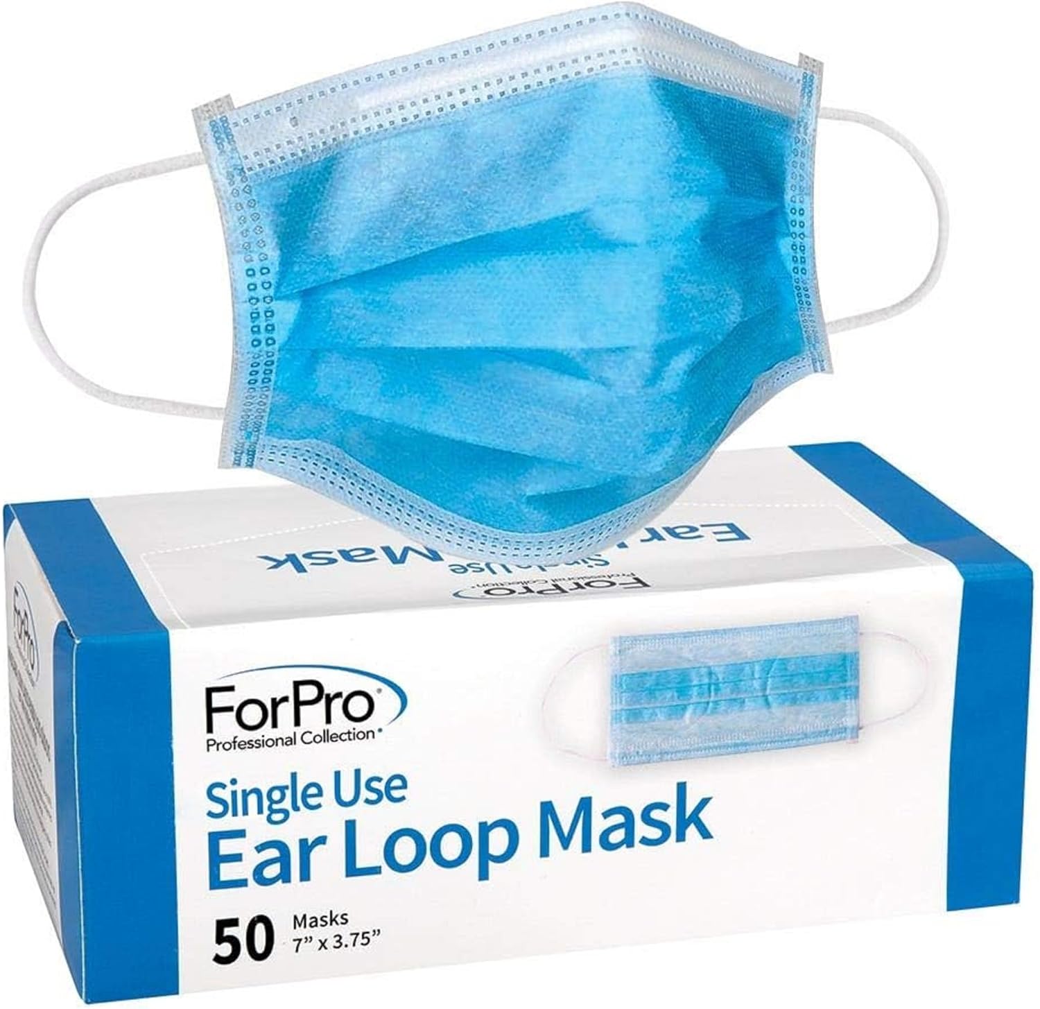 ForPro Single Use Ear Loop Mask, 50...