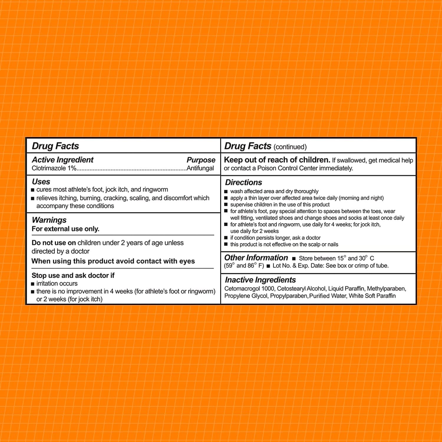 CareAll Clotrimazole Antifungal Cream 1% USP 1.0 oz. (6 Pack), Cures Most Athlete’s Foot, Jock Itch and Ringworm, Sooths and Relieves Itching, Burning and Cracking from These Conditions - Image 7