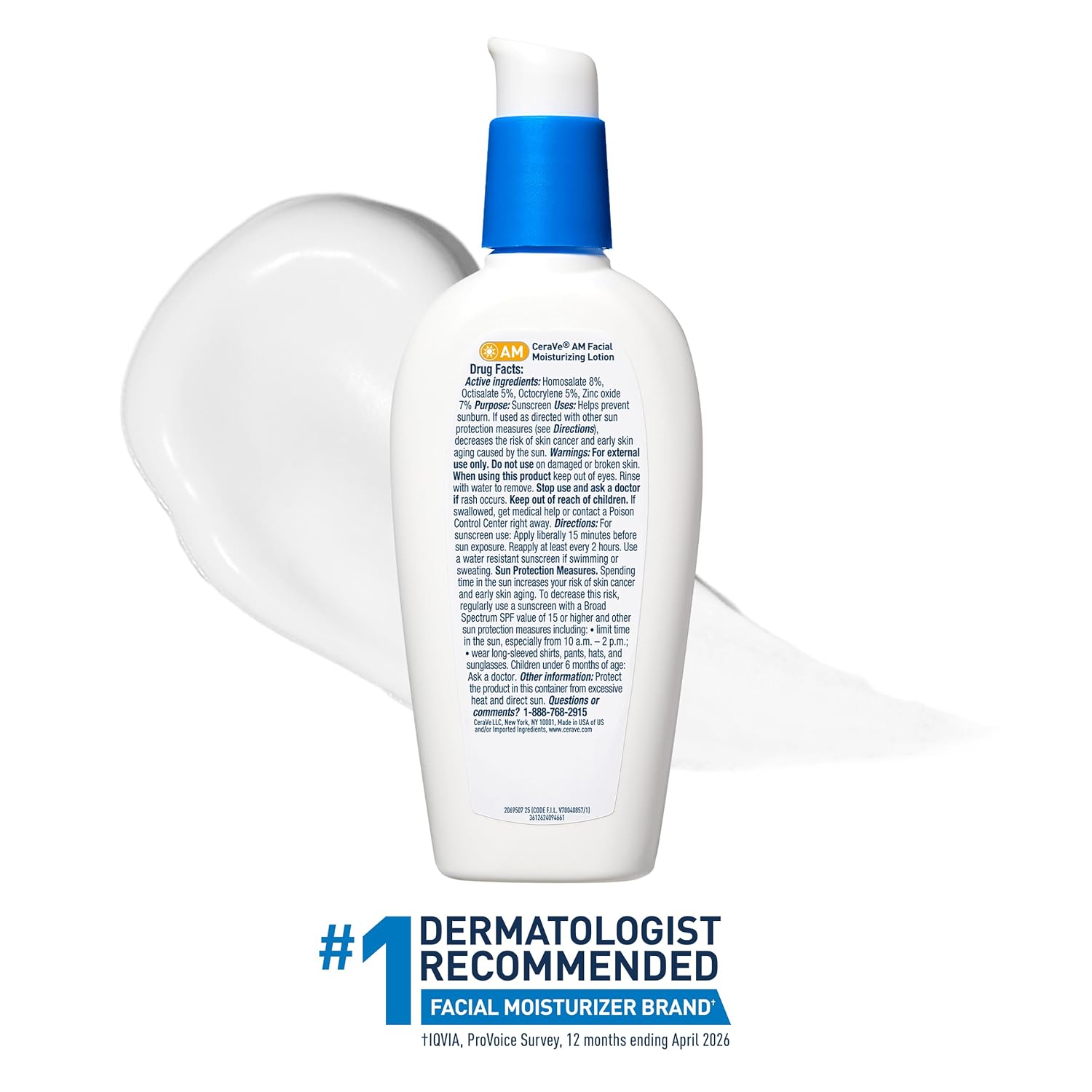 CeraVe AM Daily Facial Moisturizer with SPF 50, Face Sunscreen, 3oz - Image 10