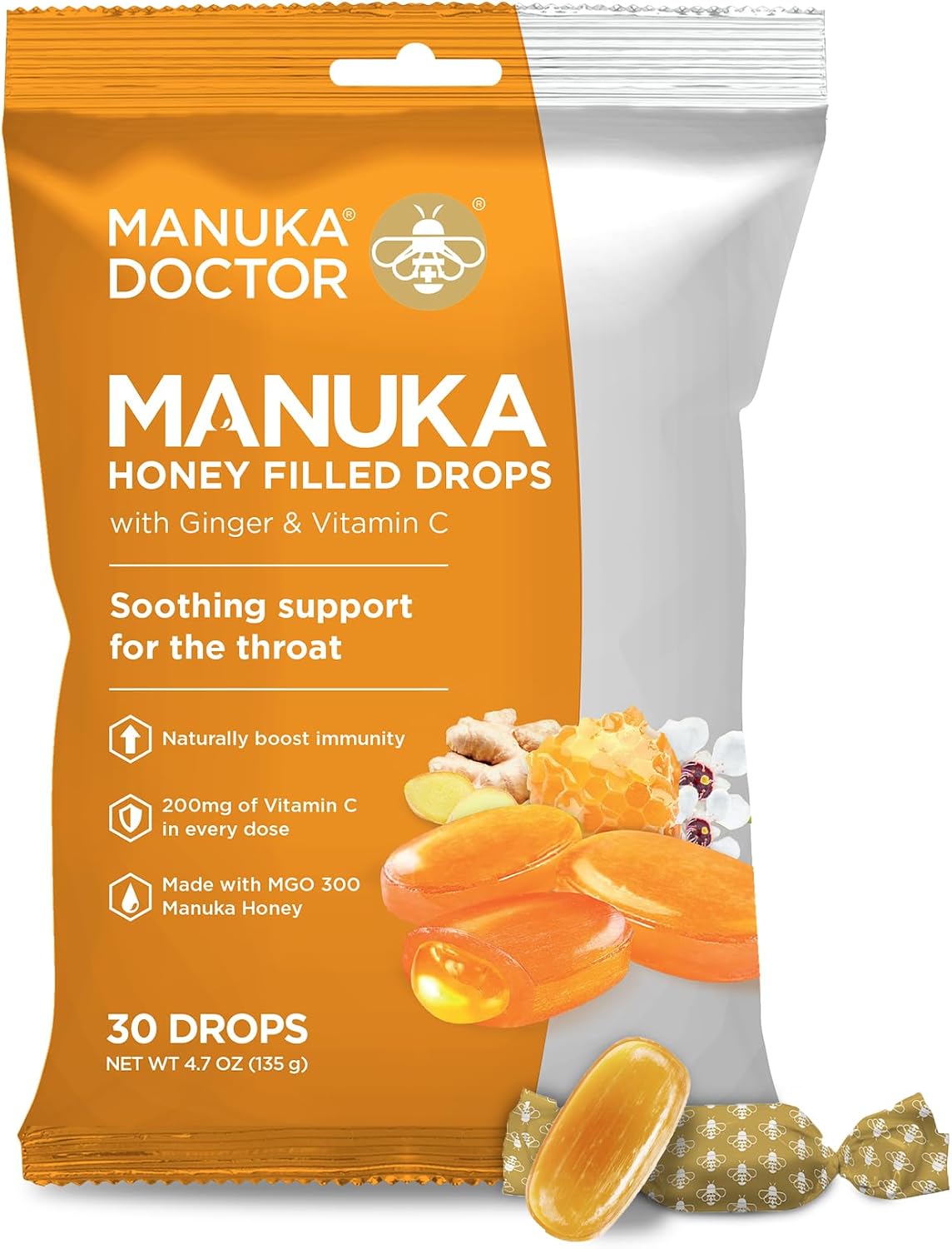 Manuka Doctor Cough Drops, Raw Manu...