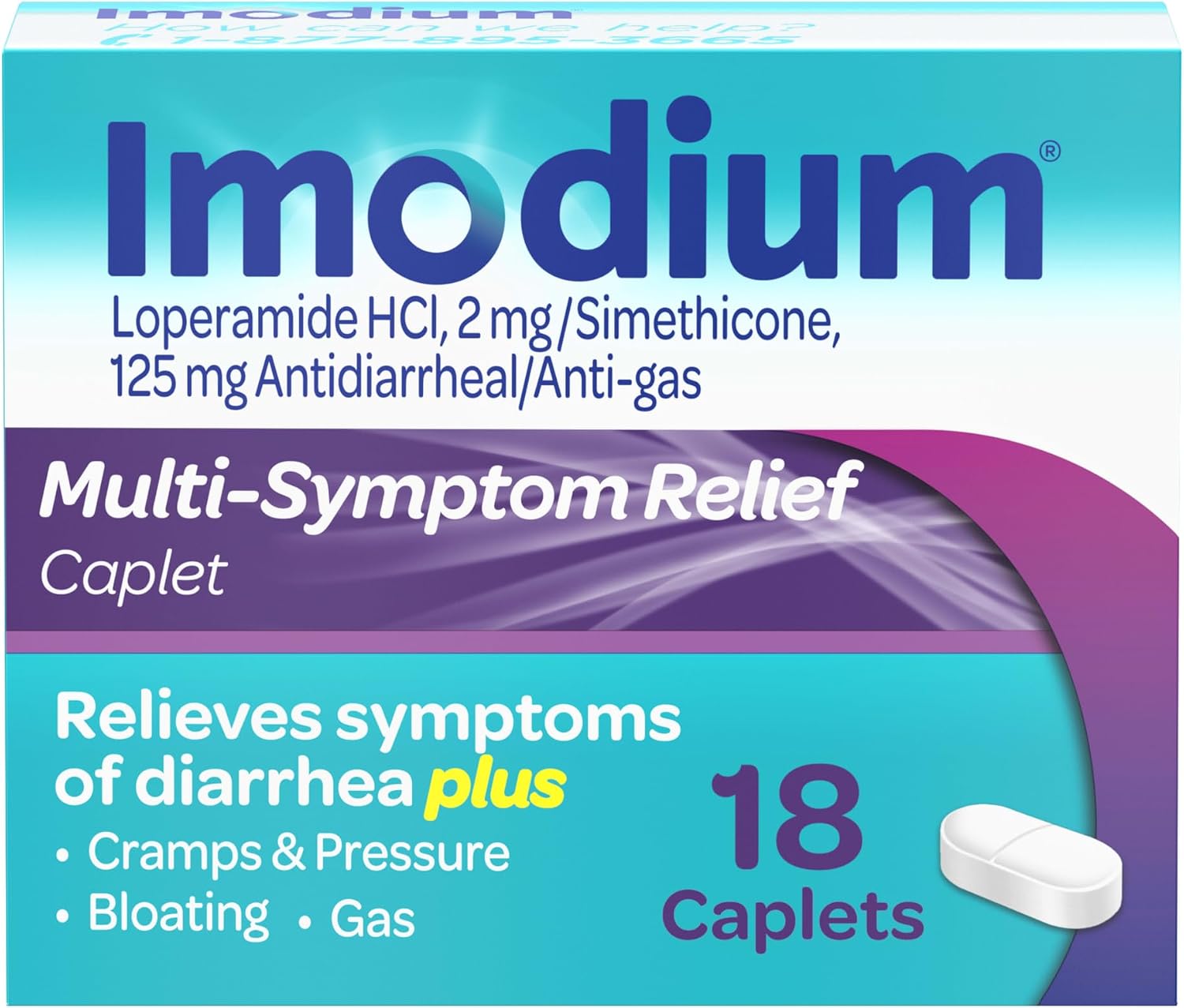 Imodium Multi-Symptom Relief Caplet...