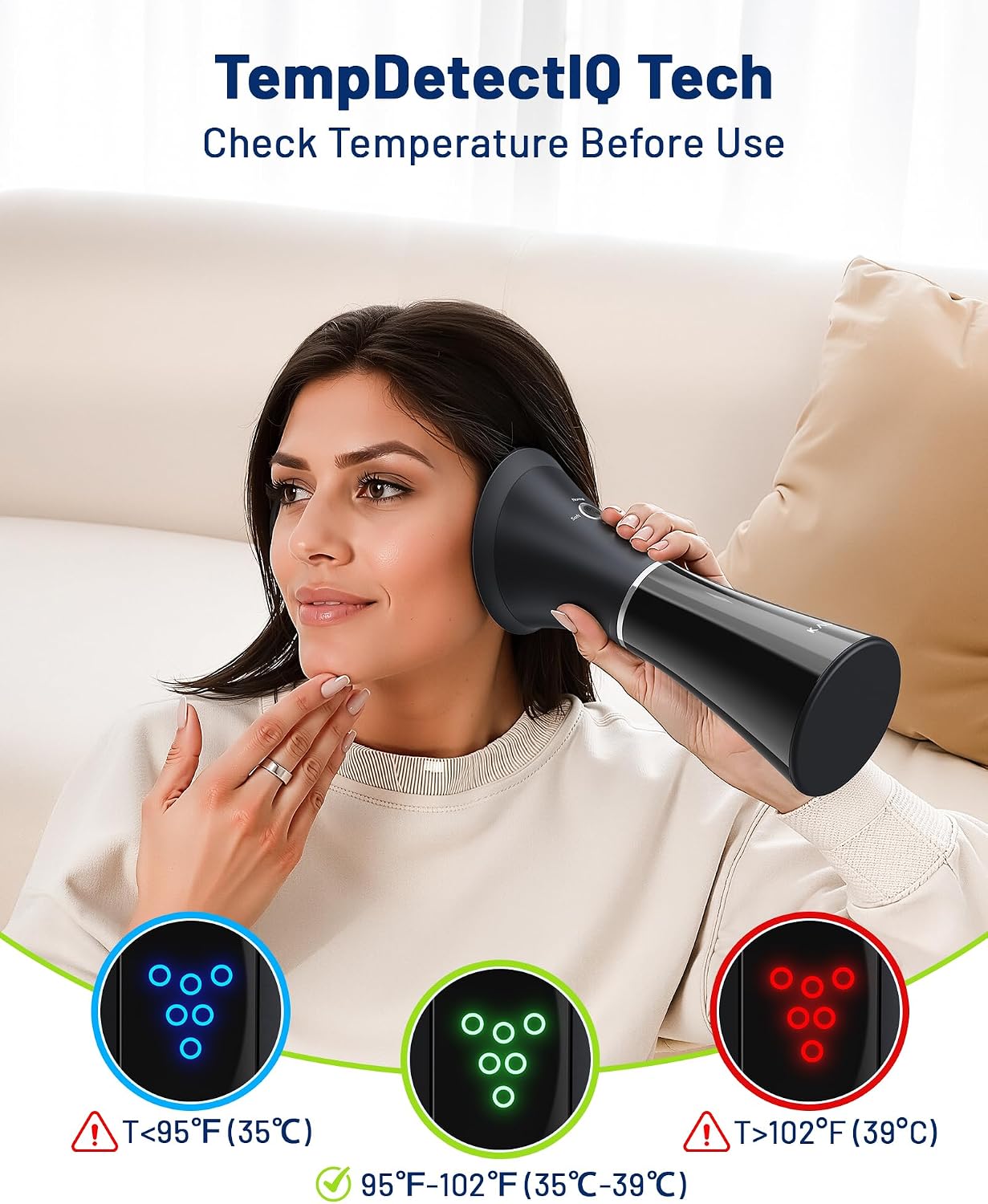 KAUGIC Ear Wax Removal, Self-Collecting Electric Flush Kit, Black - Image 5
