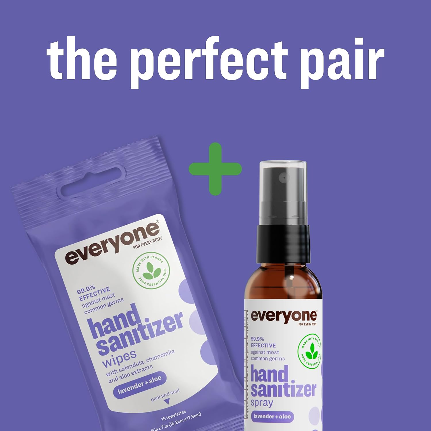 Everyone Hand Sanitizer Spray, Lavender & Aloe, 2 oz 6-Pack - Image 6