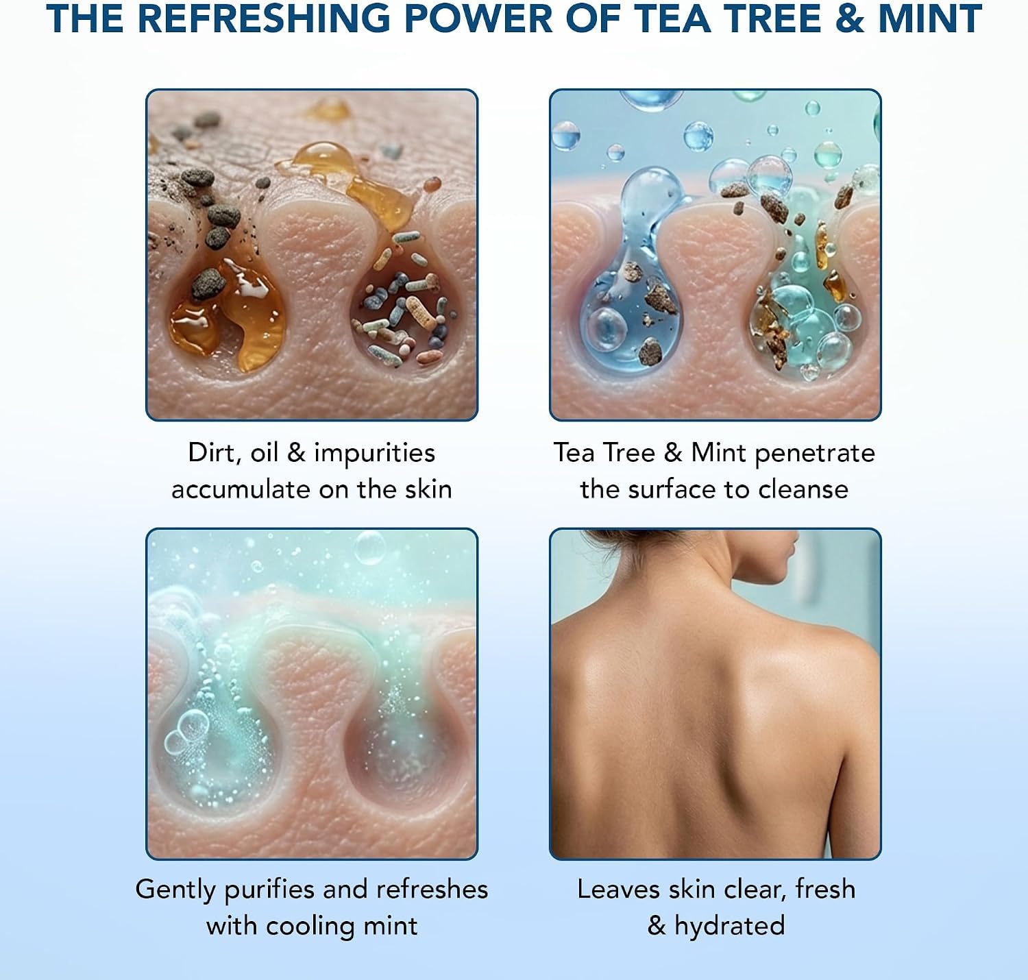 Botanic Hearth Tea Tree & Mint Body Wash With Fresh Scent- 16 fl oz - Image 7