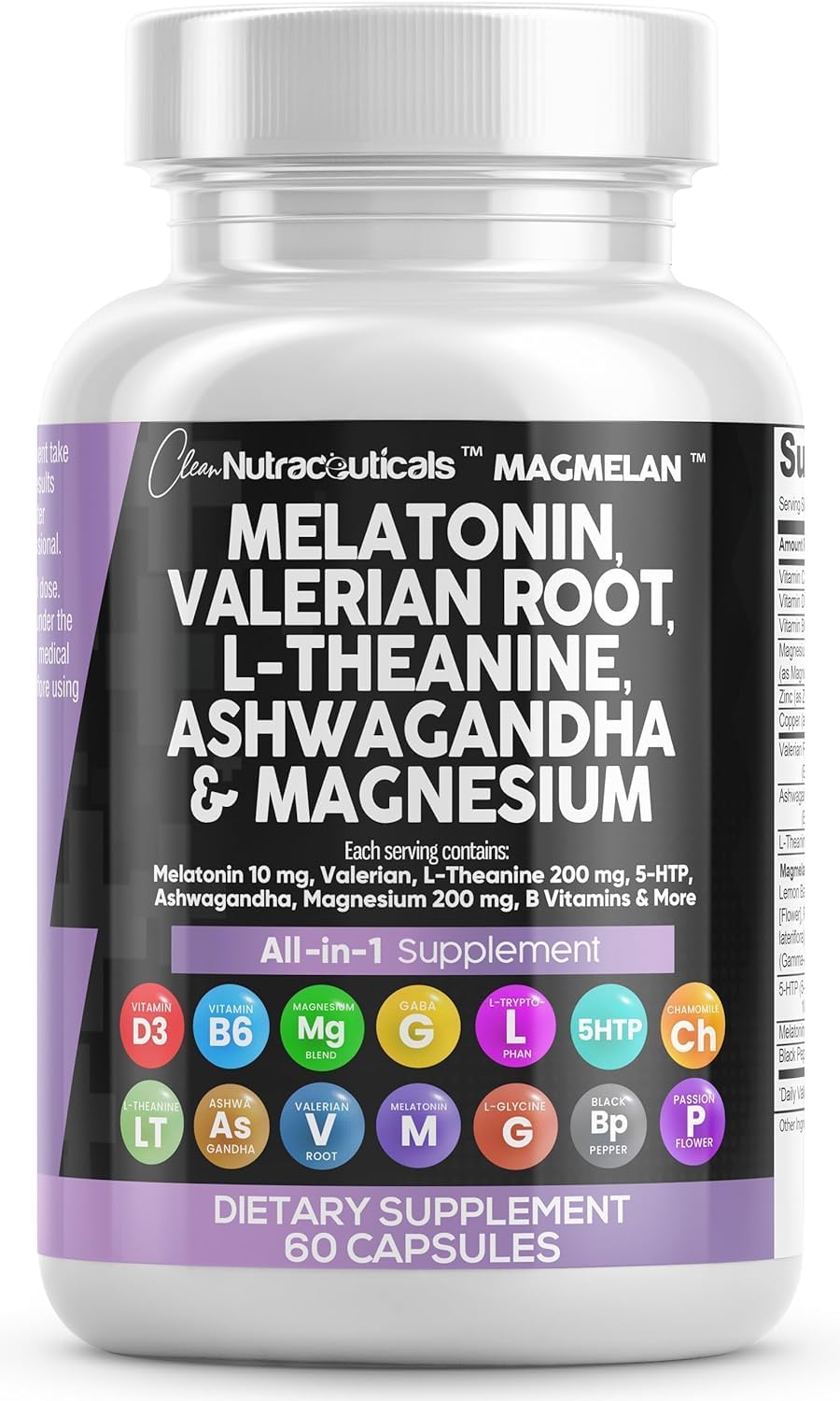 Clean Nutraceuticals Melatonin 10mg...