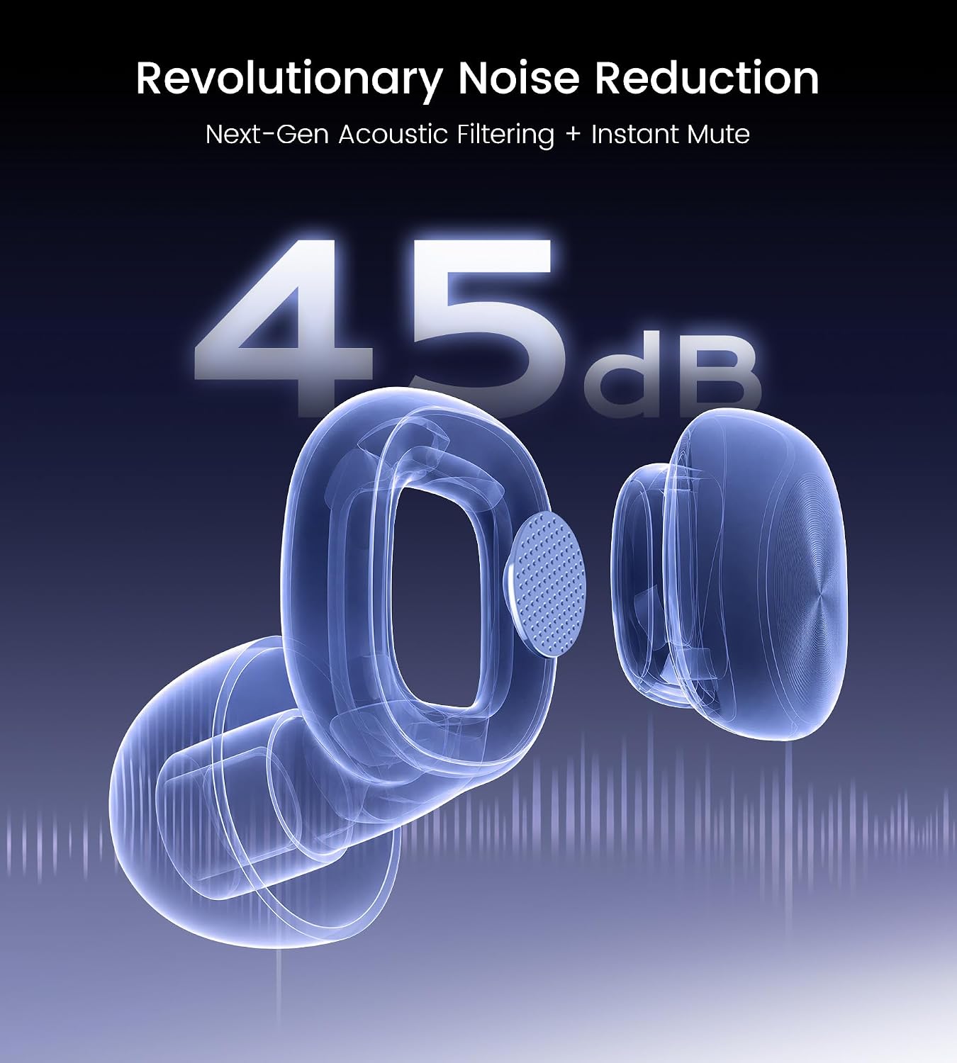 Upgrade Stylish Ear Plugs for Sleep, 45dB Noise Reduction, Side Sleeper Friendly, All-Day Comfort, Reusable, Earplugs for Muffling Snoring, Focus, Travel, Noise-Sensitive, Motorcycle - Image 3