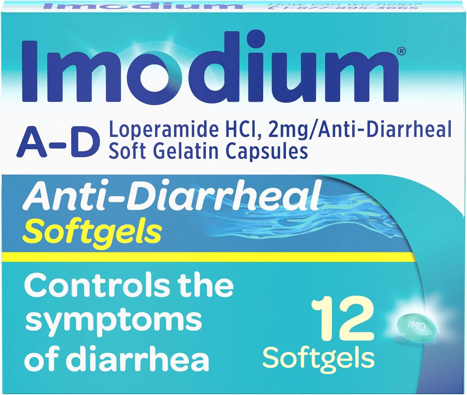 Imodium A-D Diarrhea Relief Softgel...