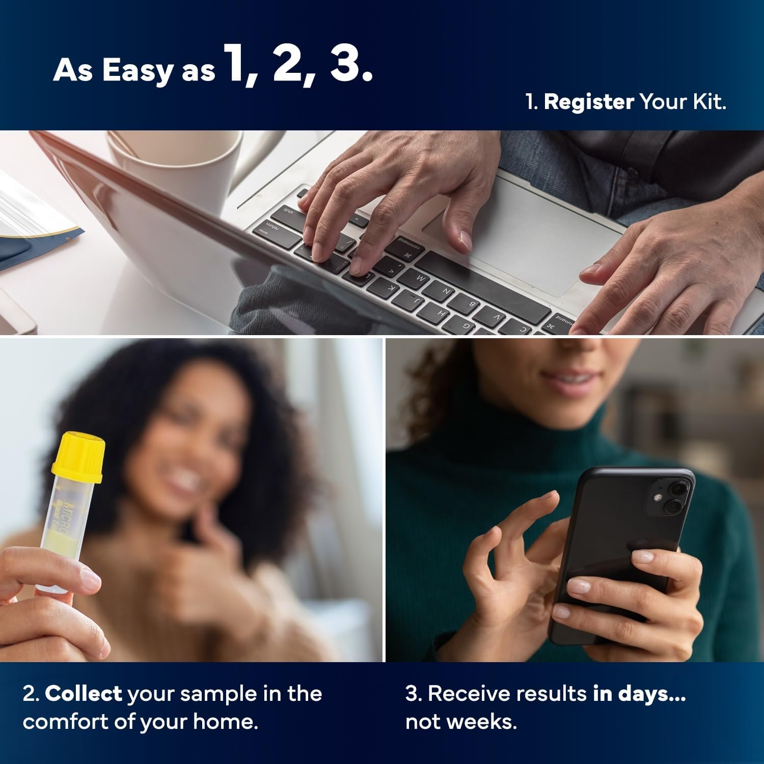 STD Hero At-Home Common STD Test Kit for Women and Men - Test for the Top Four STD's - Includes MGen - Private At-Home Collection - Simple, Discreet, Easy-to-Use with Fast Online Results - Image 6