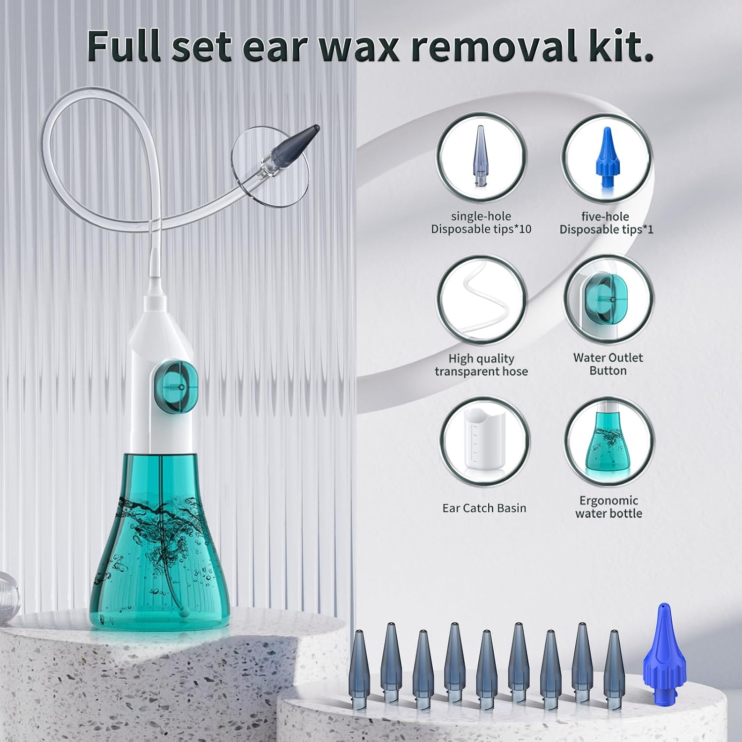 Ear Wax Removal Kit, Manual Irrigation System, Ear Cleaner - Image 4