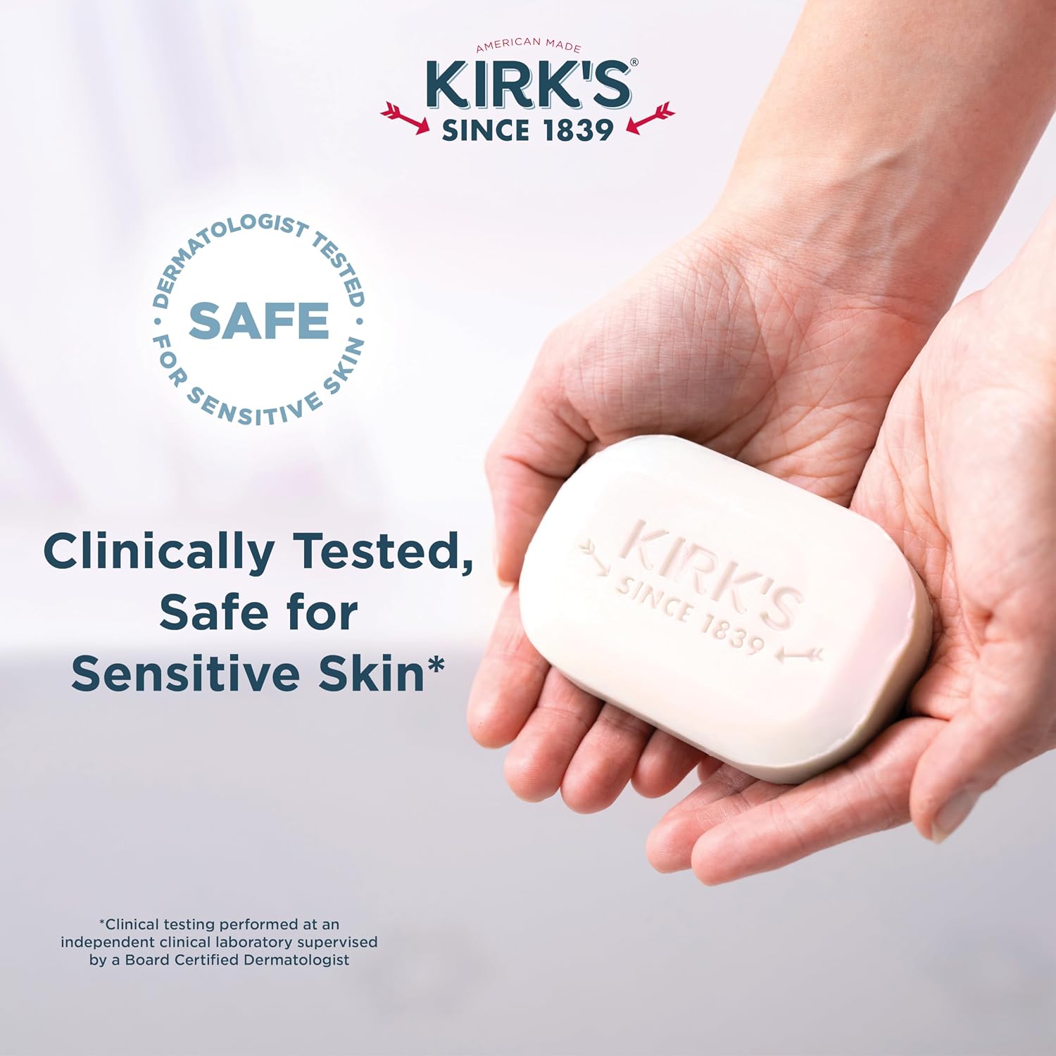 Kirk's Fragrance Free Castile Bar Soap (Pack of 3) - Image 4