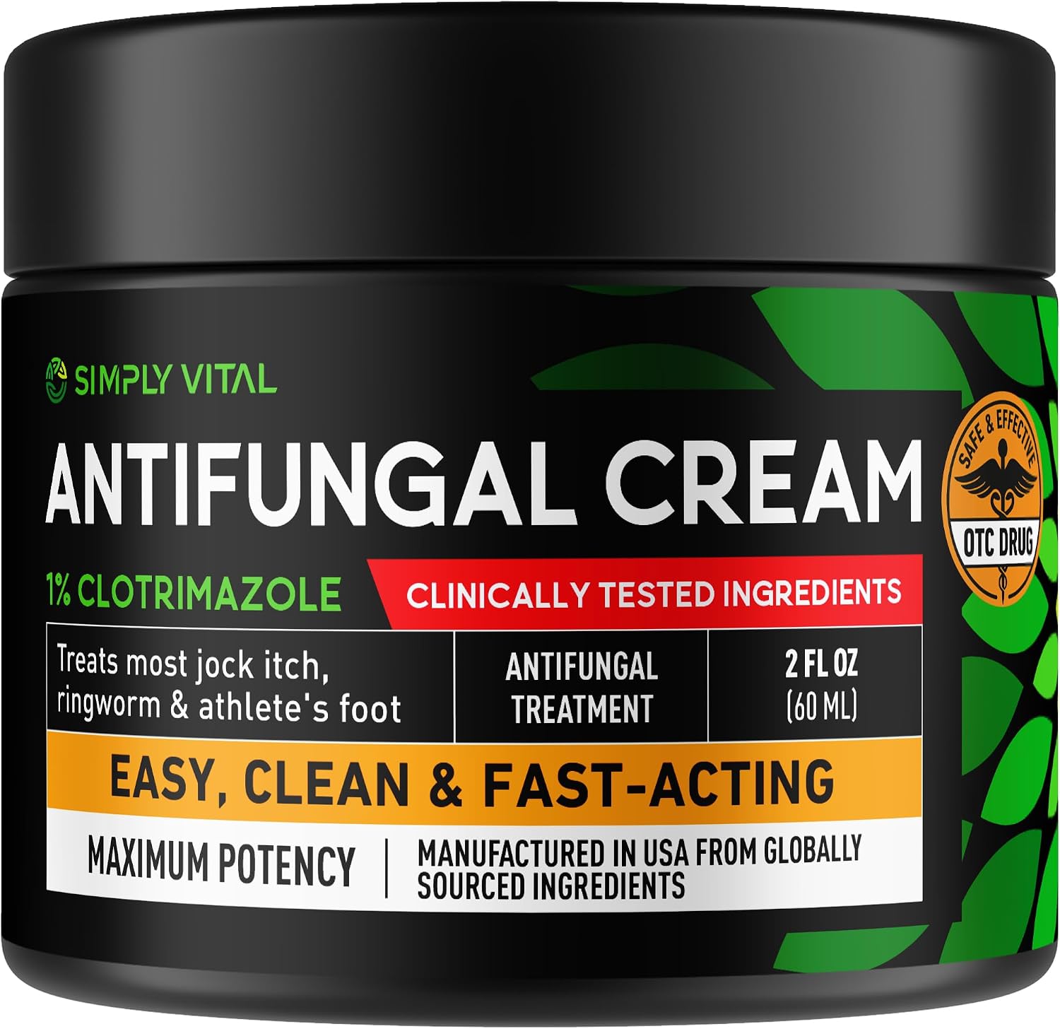 Clotrimazole 1% Antifungal Cream, A...