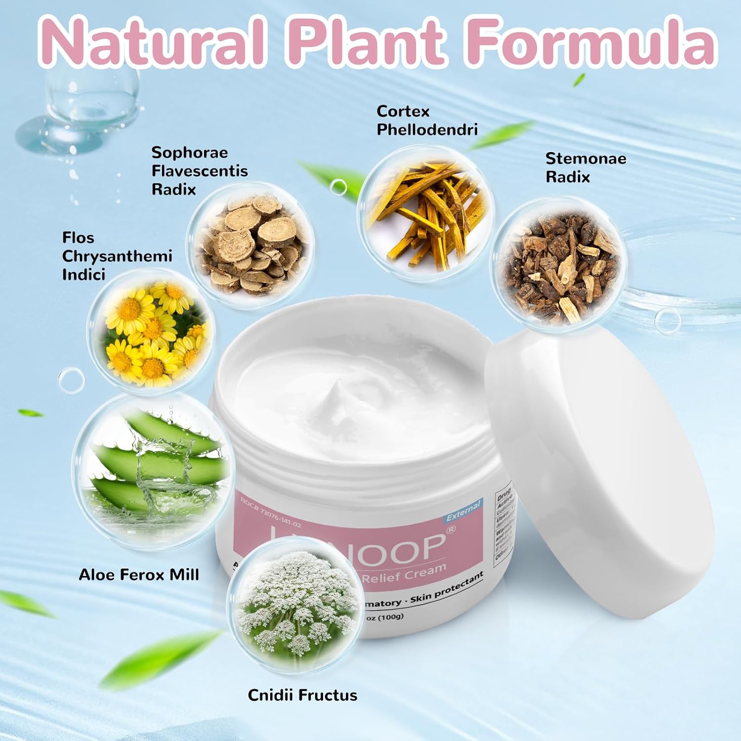 Baby Eczema Relief Cream, All-Natural Herbal Formula for Safe, Soothing Skin Protection Against Rashes, Dryness, Redness, and Itchiness, 3.53oz - Image 4
