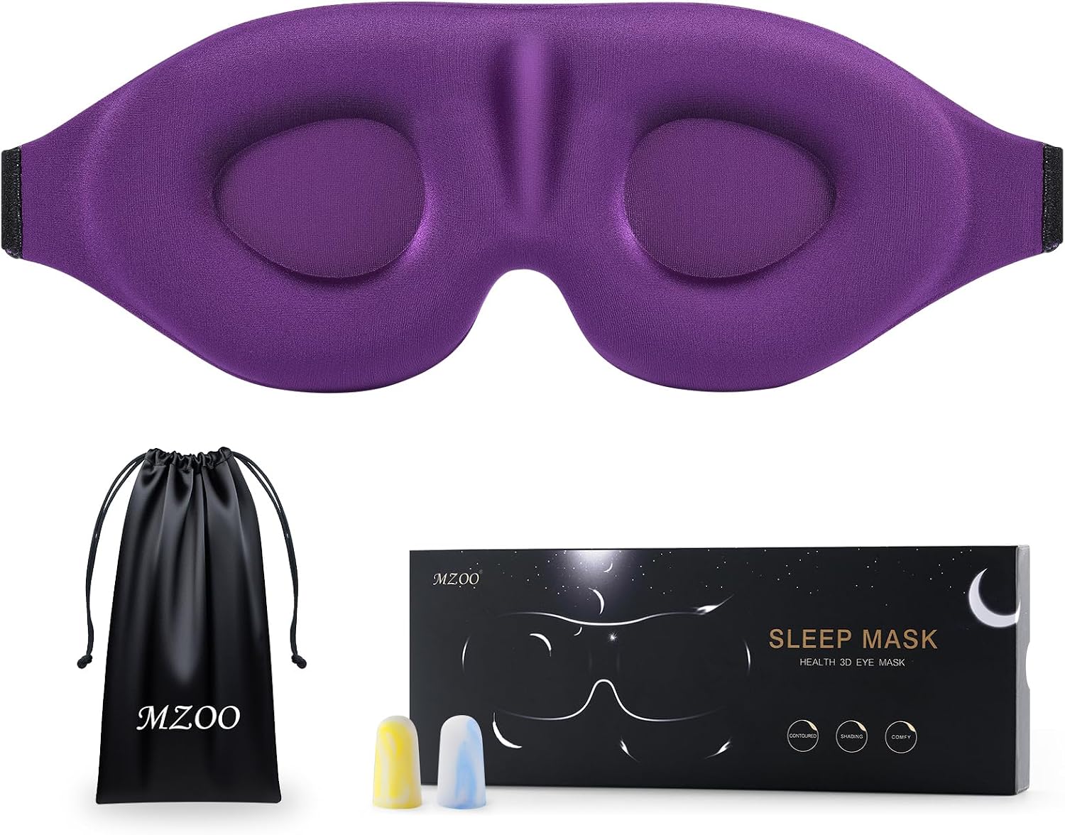 MZOO Luxury Sleep Mask for Women Me...