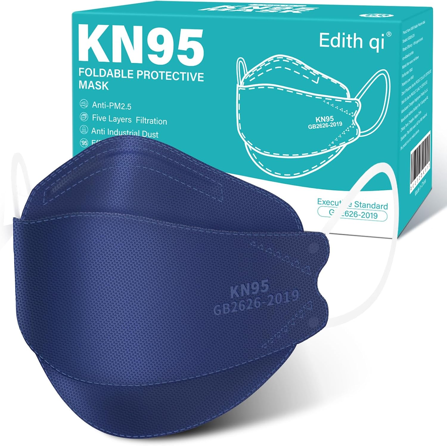 Edith qi KN95 Face Masks for Adults...
