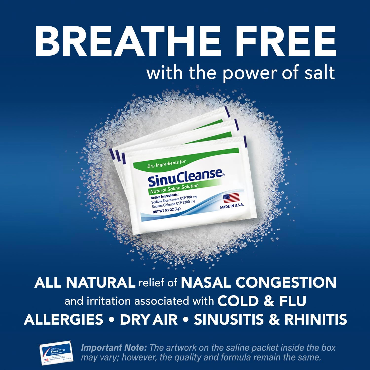SinuCleanse Soft Tip Micro-Filtered Sinus Rinse Kit with 30 Saline Packets - Image 2