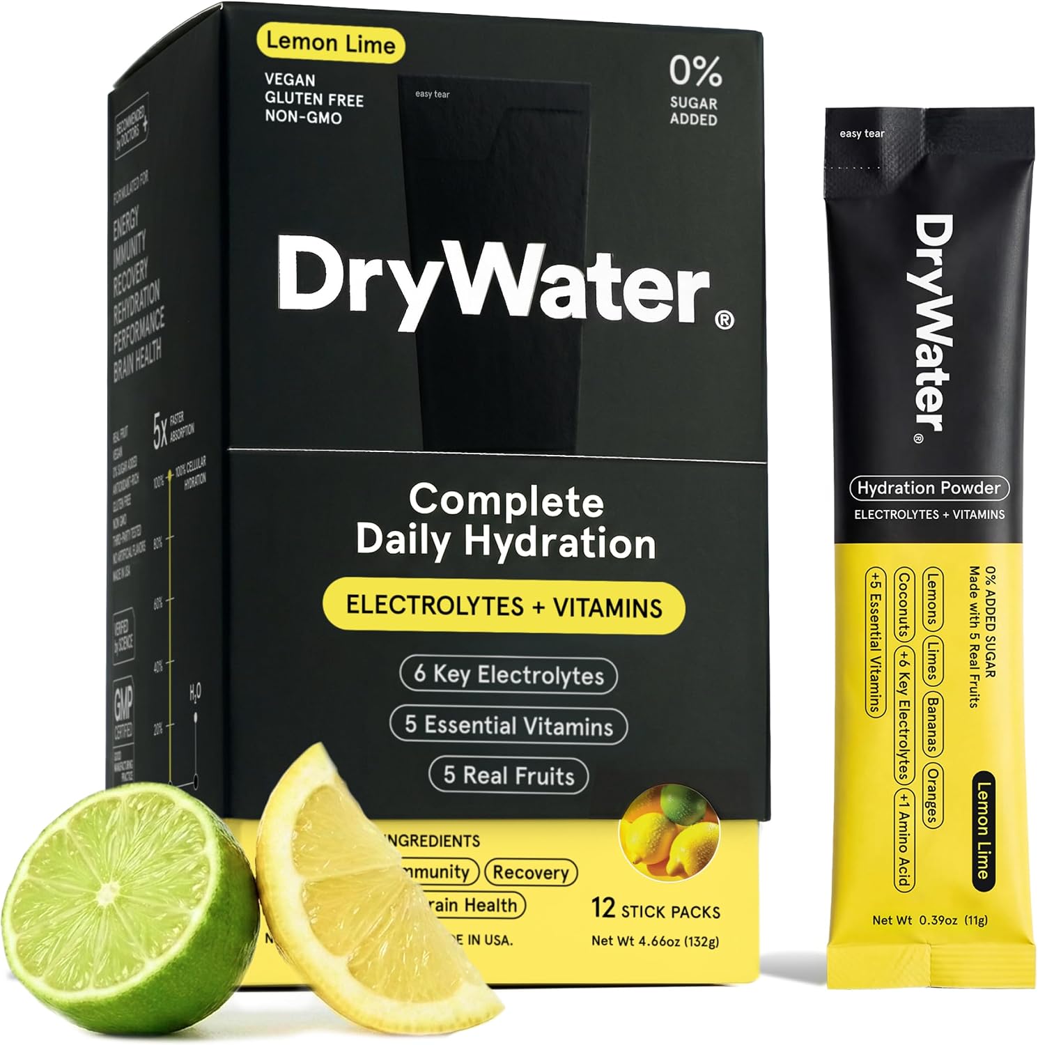 DryWater Electrolytes + Vitamins Hy...