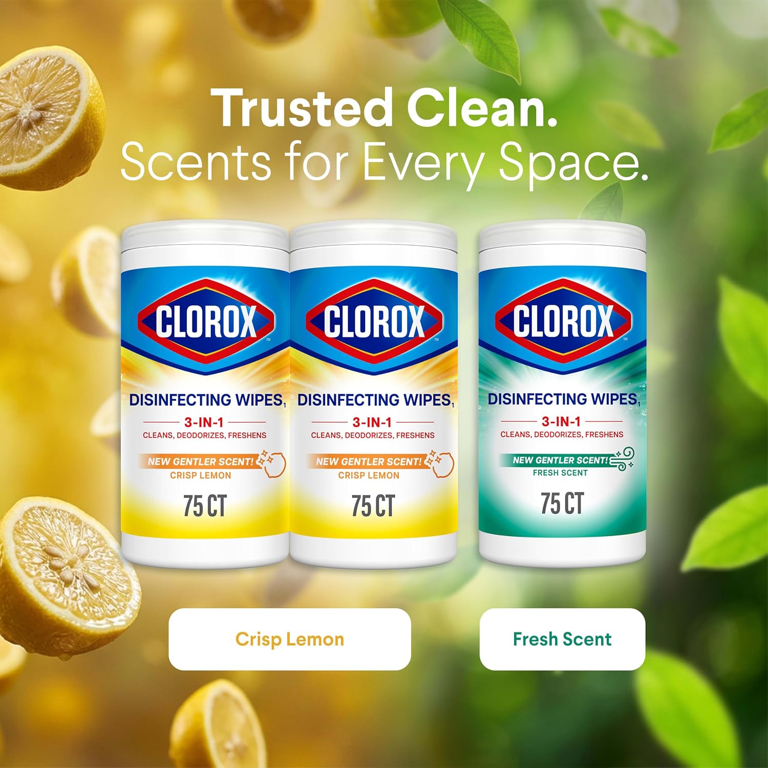 Clorox Disinfecting Wipes Cleaning Variety Pack, 75 Count, 3 Pack - Image 8
