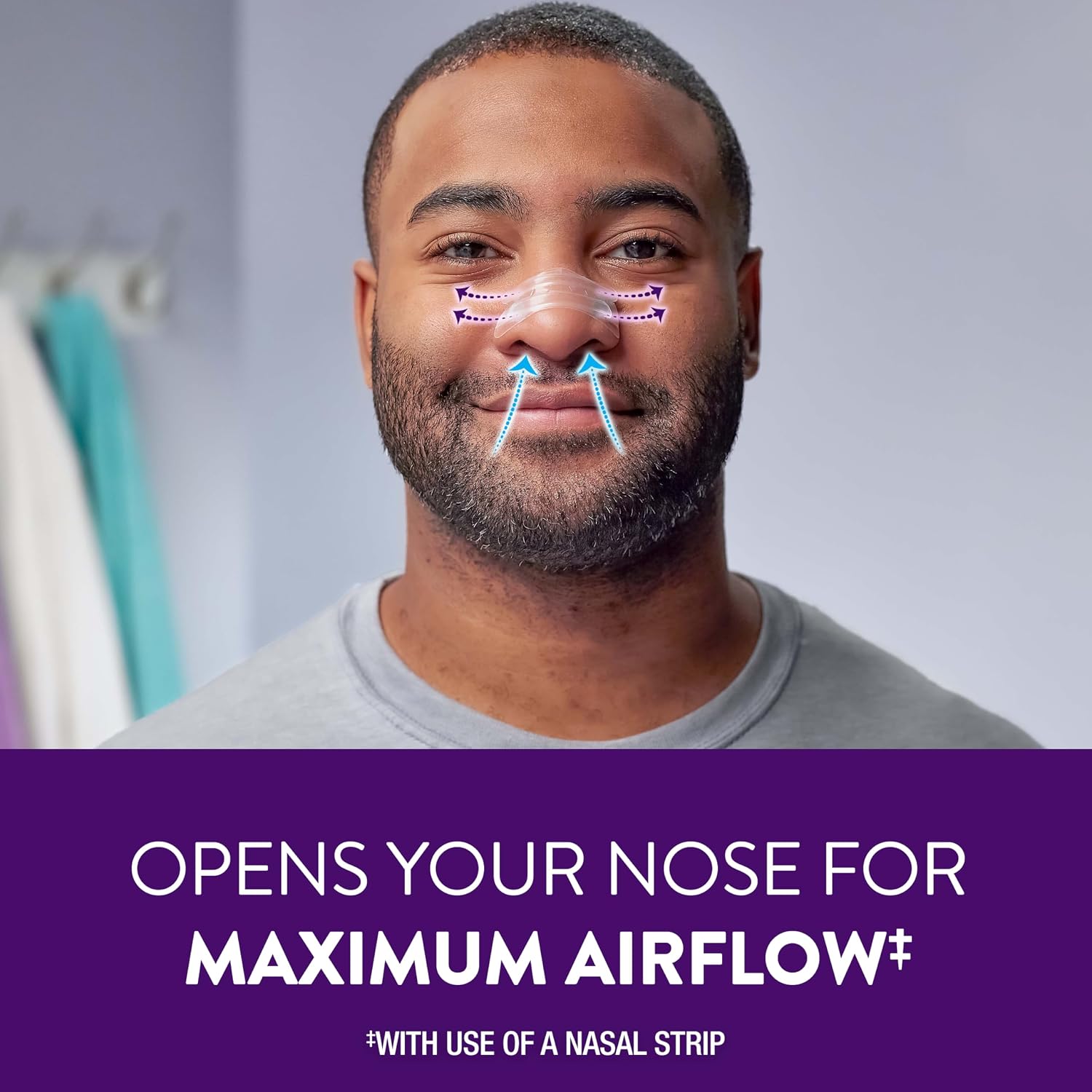 ZzzQuil Sleep Nasal Strips, Clear Nasal Strips, Snoring Relief from Nasal Congestion, Works Instantly, Reduces Nasal Congestion for Less Snoring and Better Sleep, Drug Free, 52 Nasal Strips - Image 2