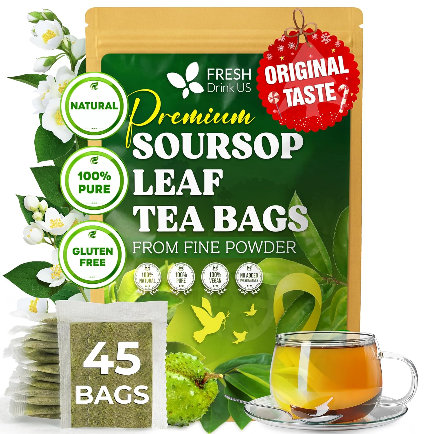 FreshDrinkUS, Premium Soursop Leaf ...