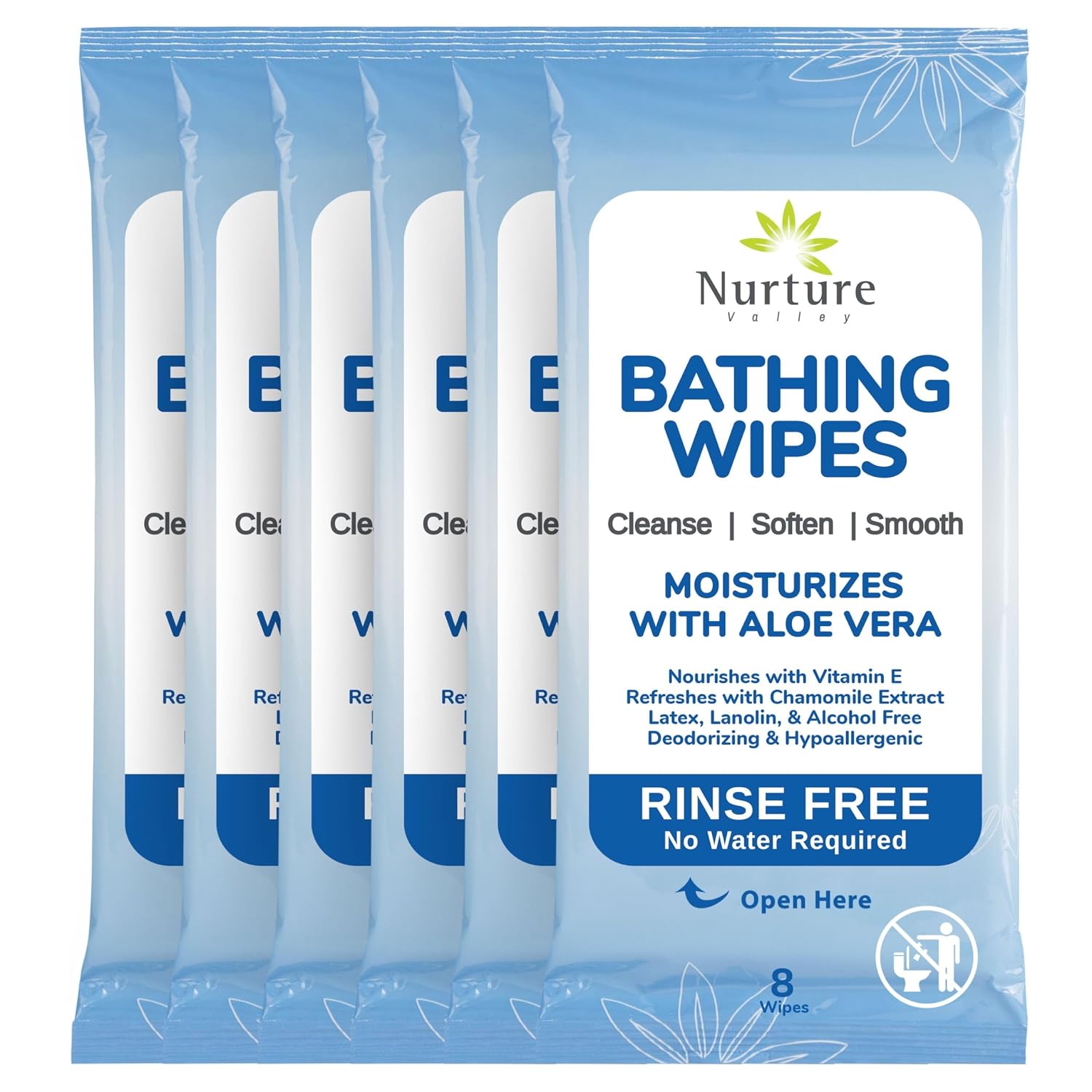 Nurture Rinse Free Bathing Disposab...