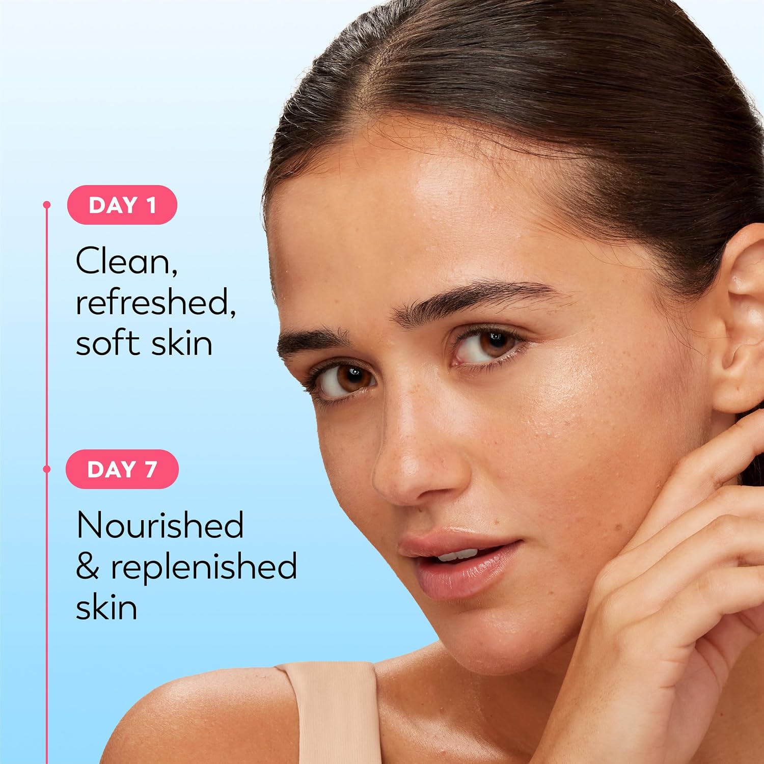 Olay Makeup Remover Wipes, Daily Facials Hydrating Face Cleanser for Normal to Dry Skin, Alcohol & Fragrance Free, Soft Face Wash Towels, Travel Essentials for Women, Convenient Dry Cloths, 66 ct - Image 8