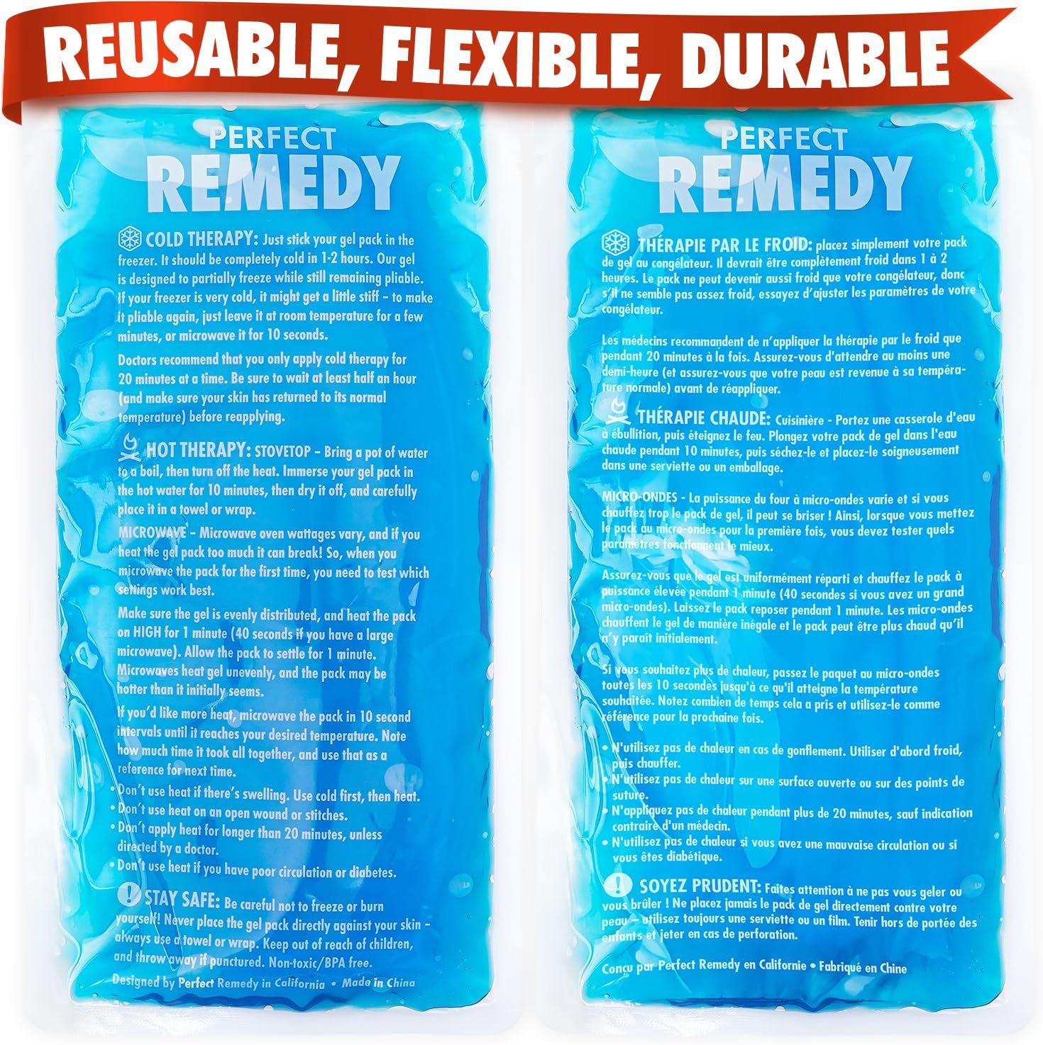 Perfect Remedy 2-Pack Gel Ice Packs...