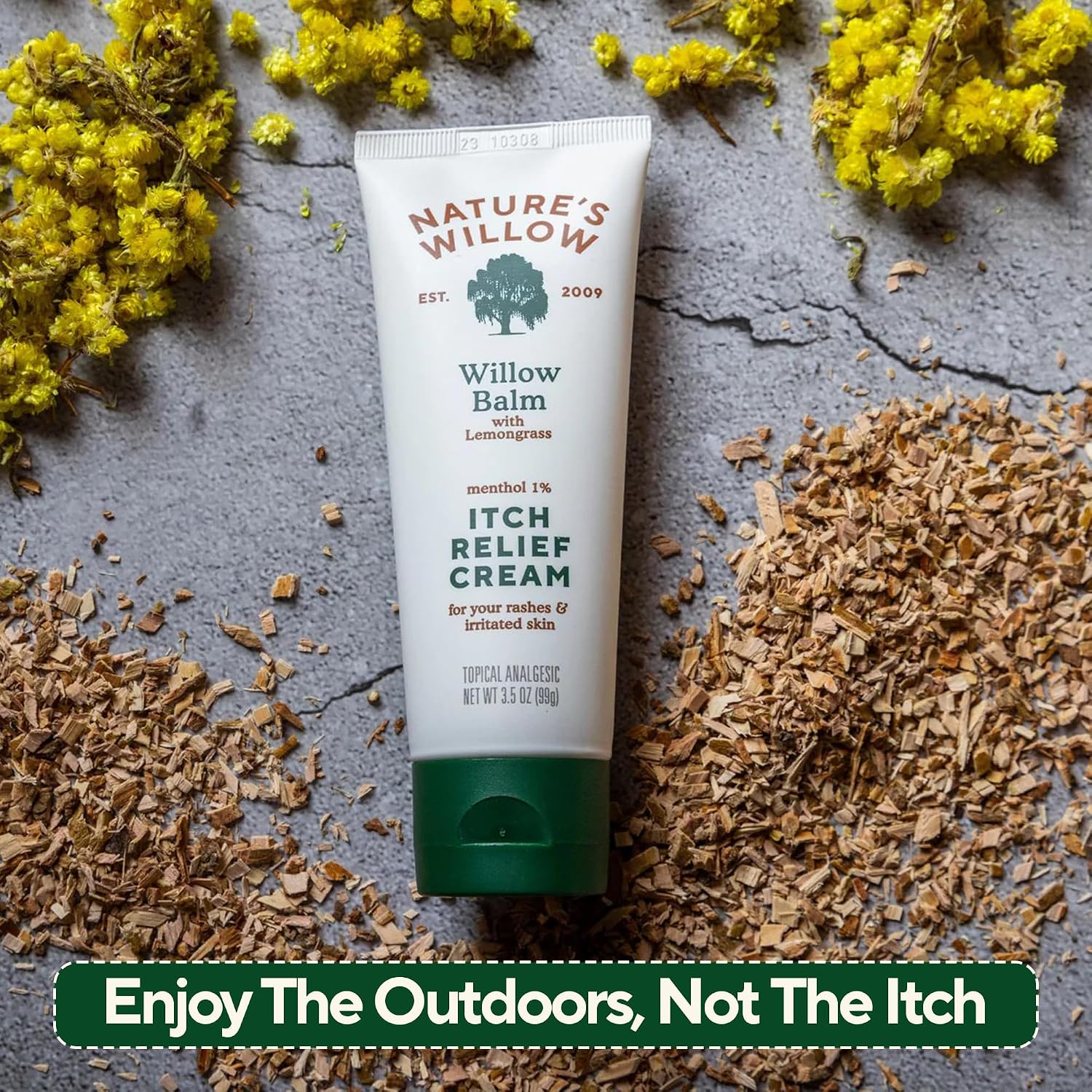 Nature's Willow Itch Relief Lotion with Willow Bark | Soothe Itch from Bug Bites, Rash, Sunburn, and More | Free from Artificial Fragrances & Dyes | Made with Essential Oils | 3.5 oz - Image 6