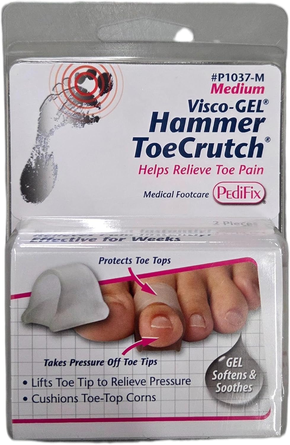Footcare Visco-Gel Hammer Toe Crutc...