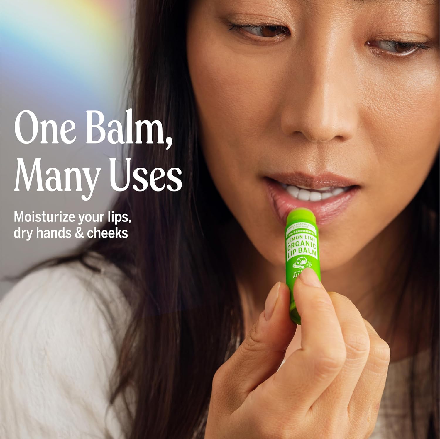 Dr. Bronner's - Organic Lip Balm Variety Peppermint, Orange Ginger, Naked, Lemon Lime) - Made with Organic Beeswax and Avocado Oil, For Dry Lips, Hands, Chin or Cheeks, 0.15 Ounce (Pack of 4) - Image 5